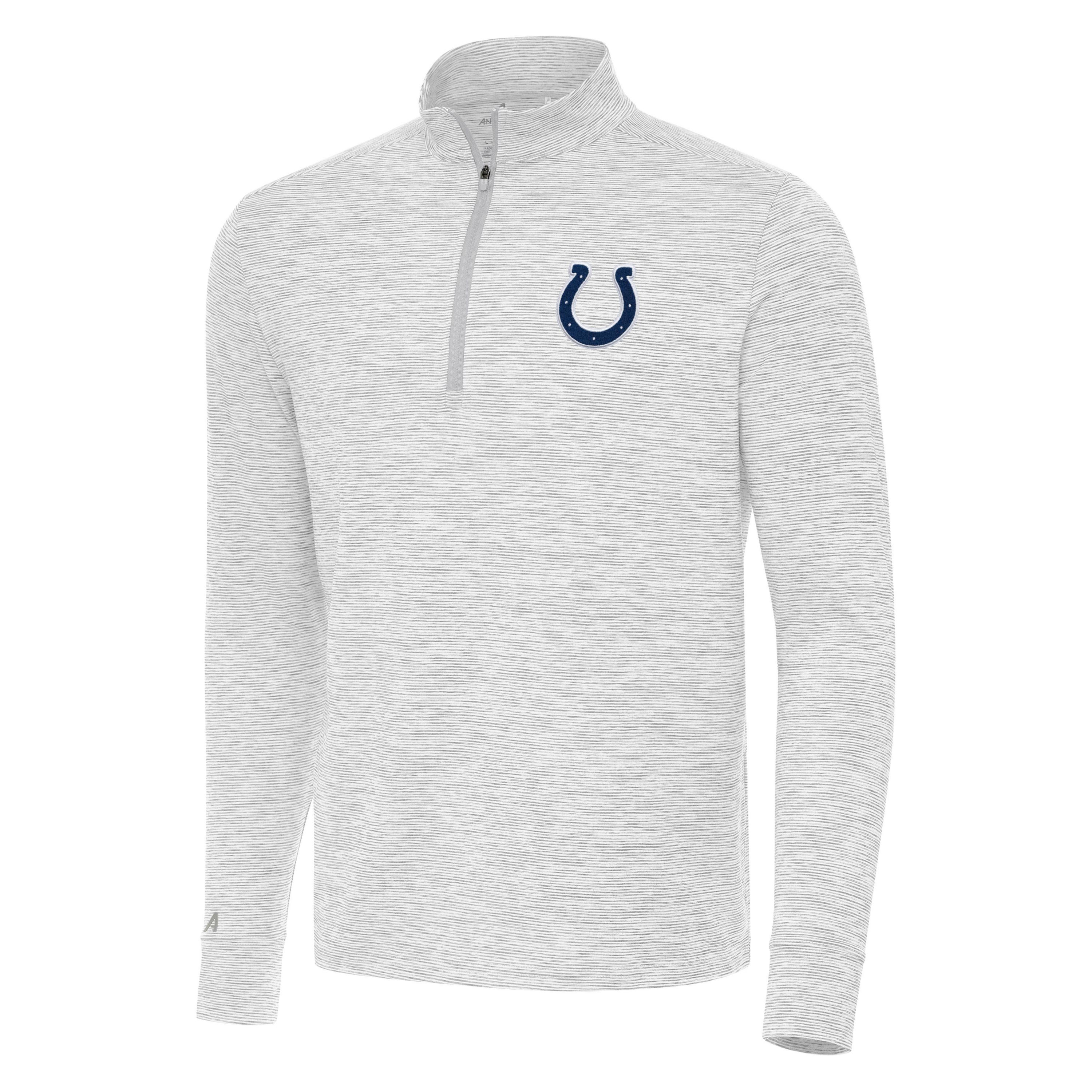 Antigua NFL Indianapolis Colts Mens Cause 1/4 Zip Pullover