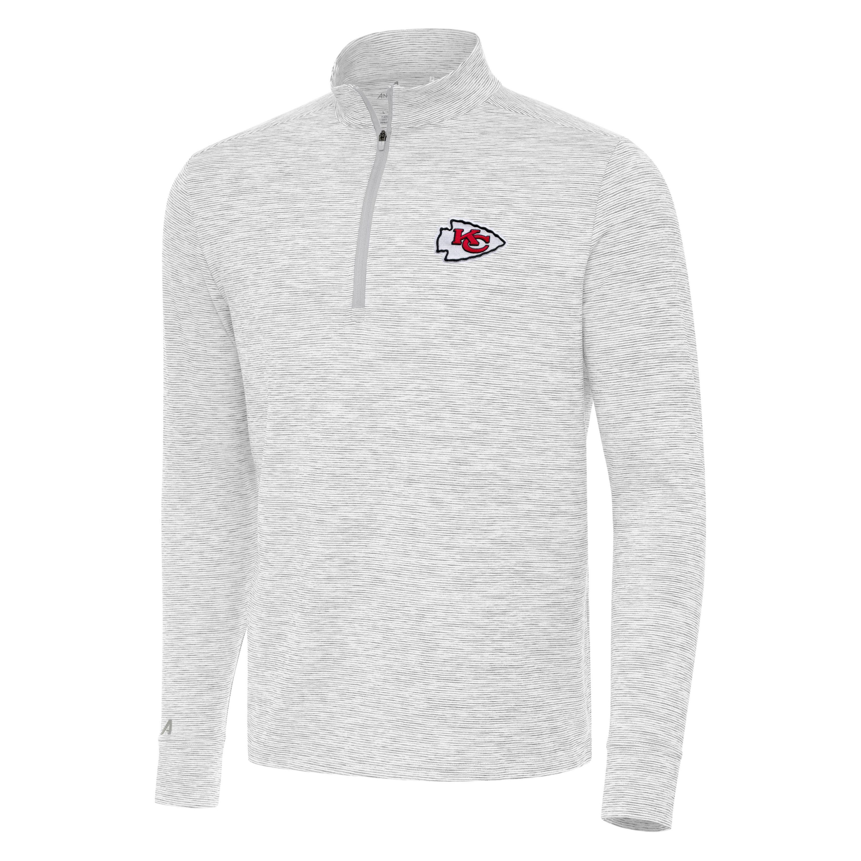 Antigua NFL Kansas City Chiefs Mens Cause 1/4 Zip Pullover