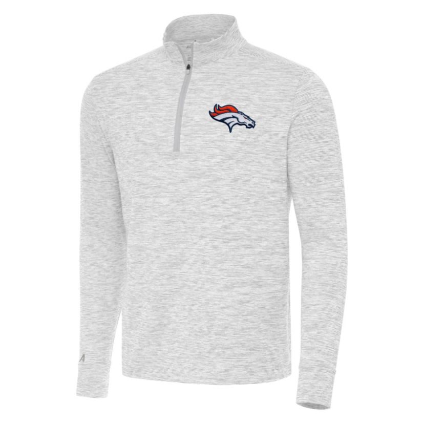 Antigua NFL Denver Broncos Mens Cause 1/4 Zip Pullover