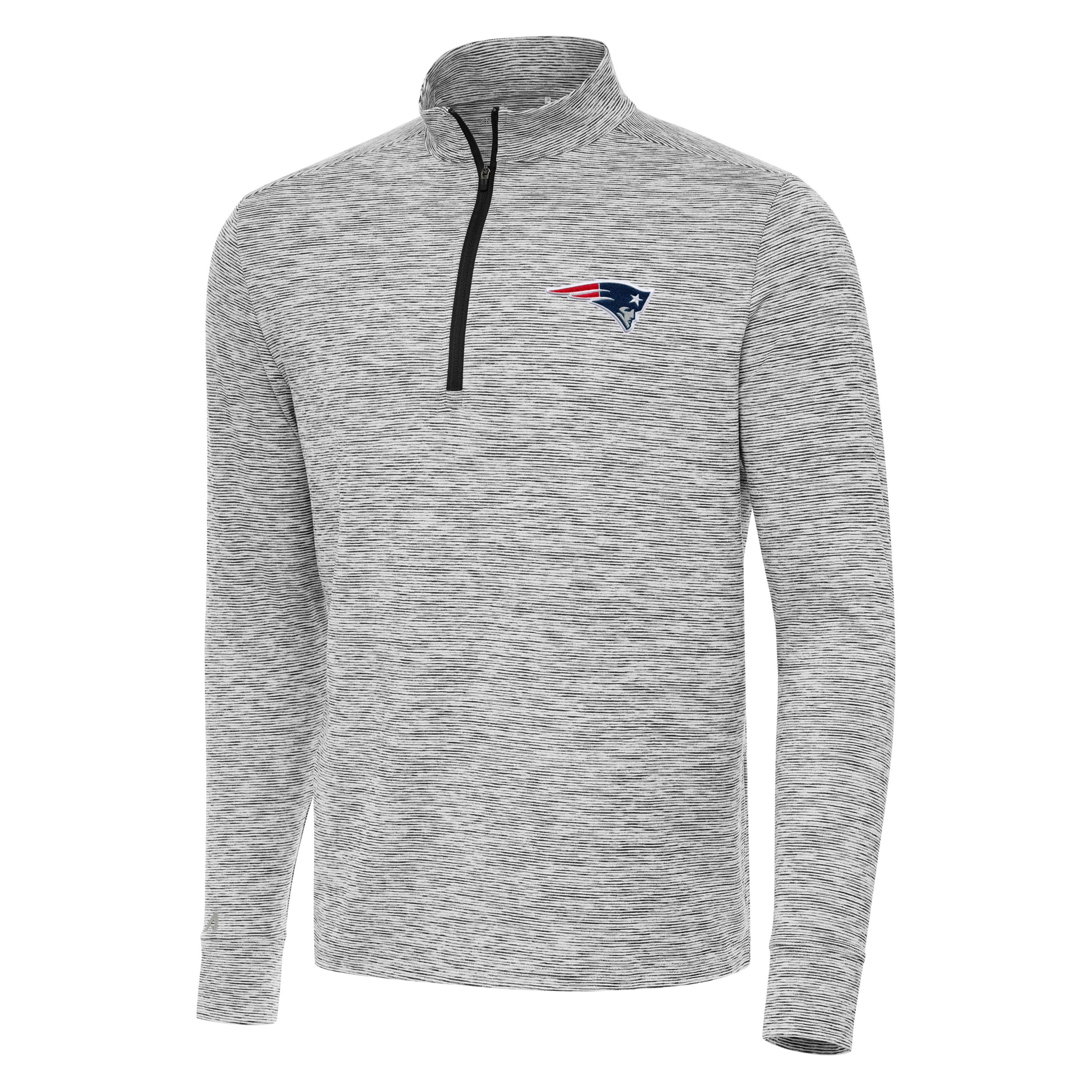Antigua NFL New England Patriots Mens Cause 1/4 Zip Pullover