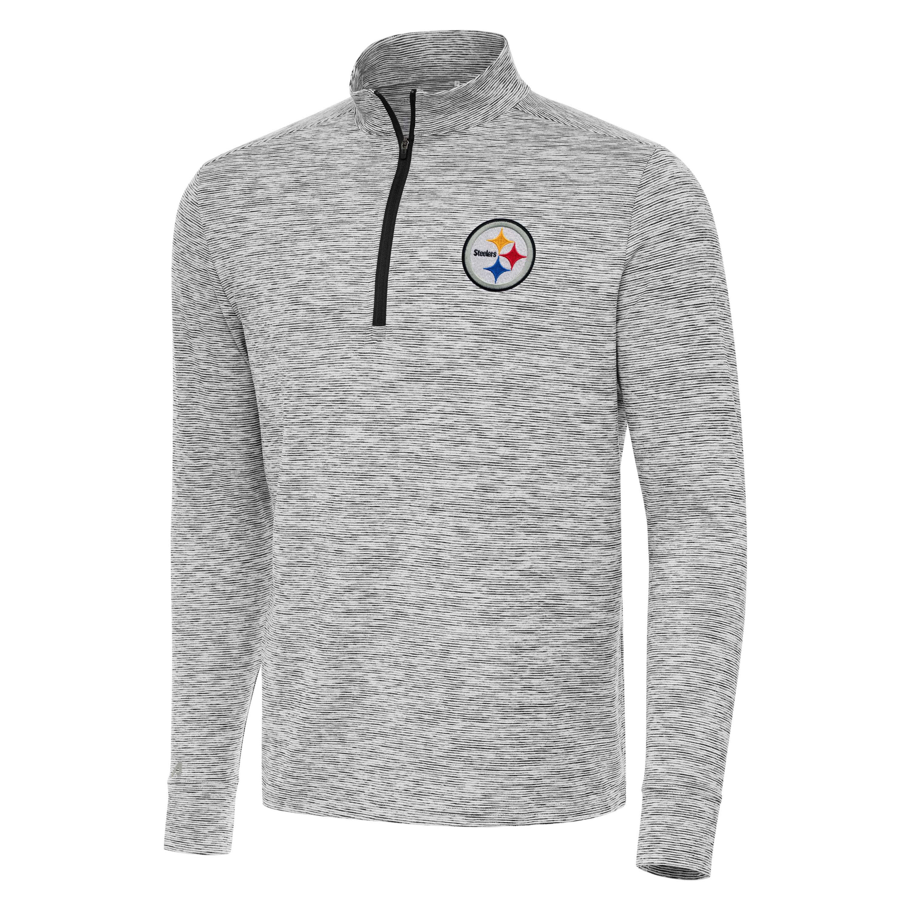 Antigua NFL Pittsburgh Steelers Mens Cause 1/4 Zip Pullover