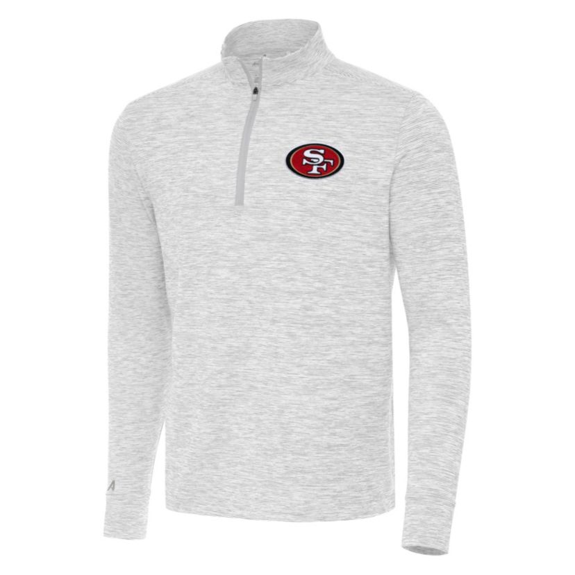 Antigua NFL San Francisco 49ers Mens Cause 1/4 Zip Pullover