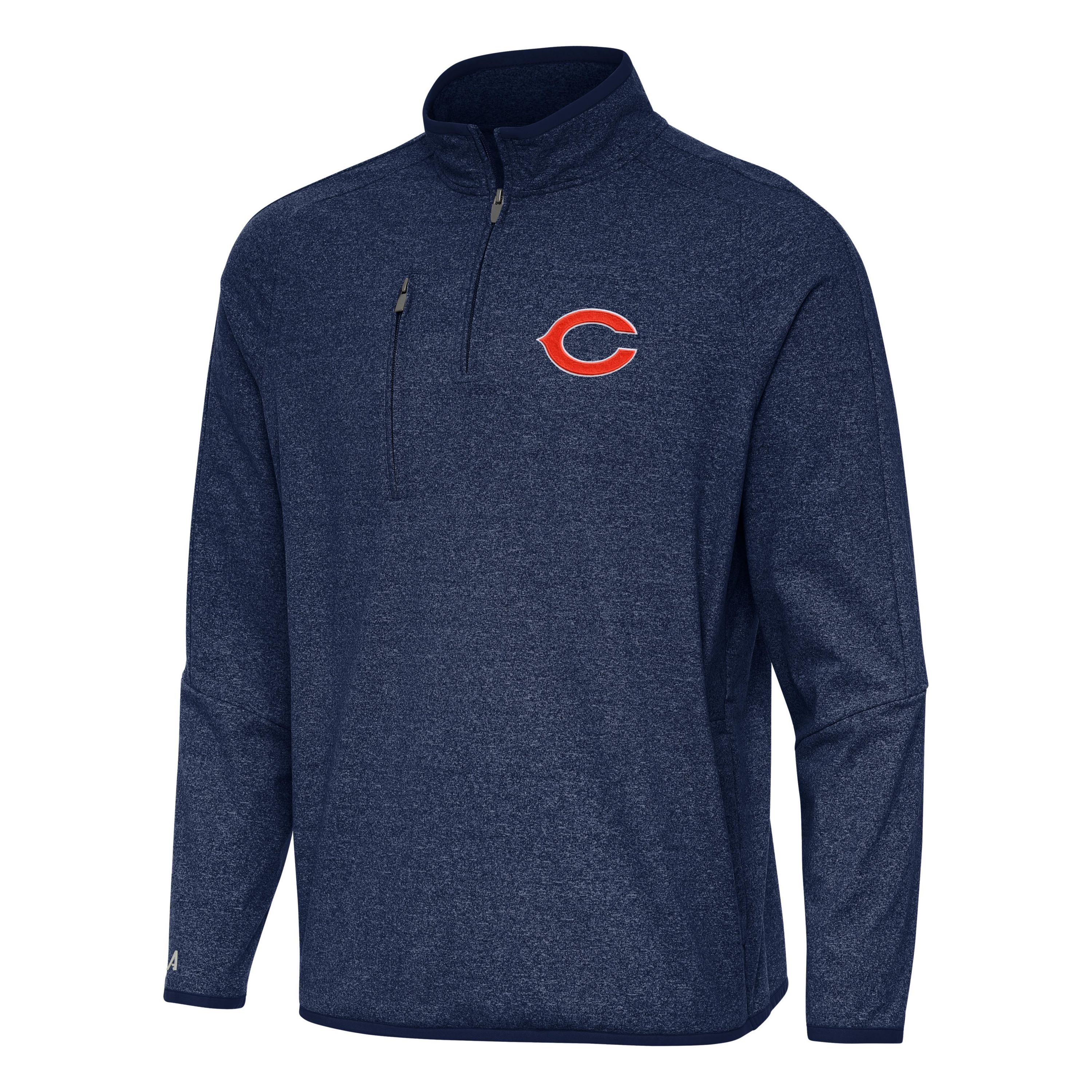 Antigua NFL Chicago Bears Mens Certain 1/4 Zip Pullover