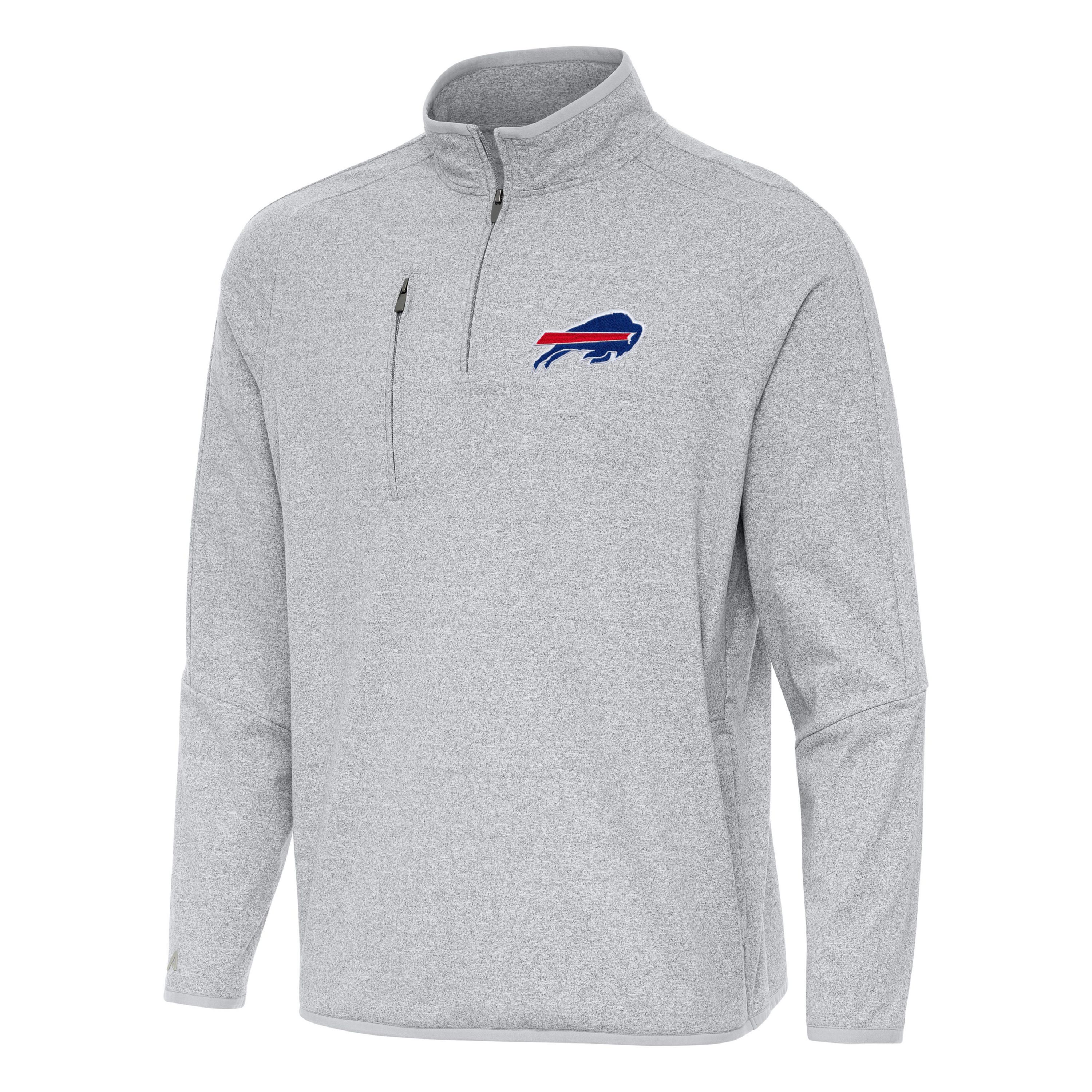 Antigua NFL Buffalo Bills Mens Certain 1/4 Zip Pullover