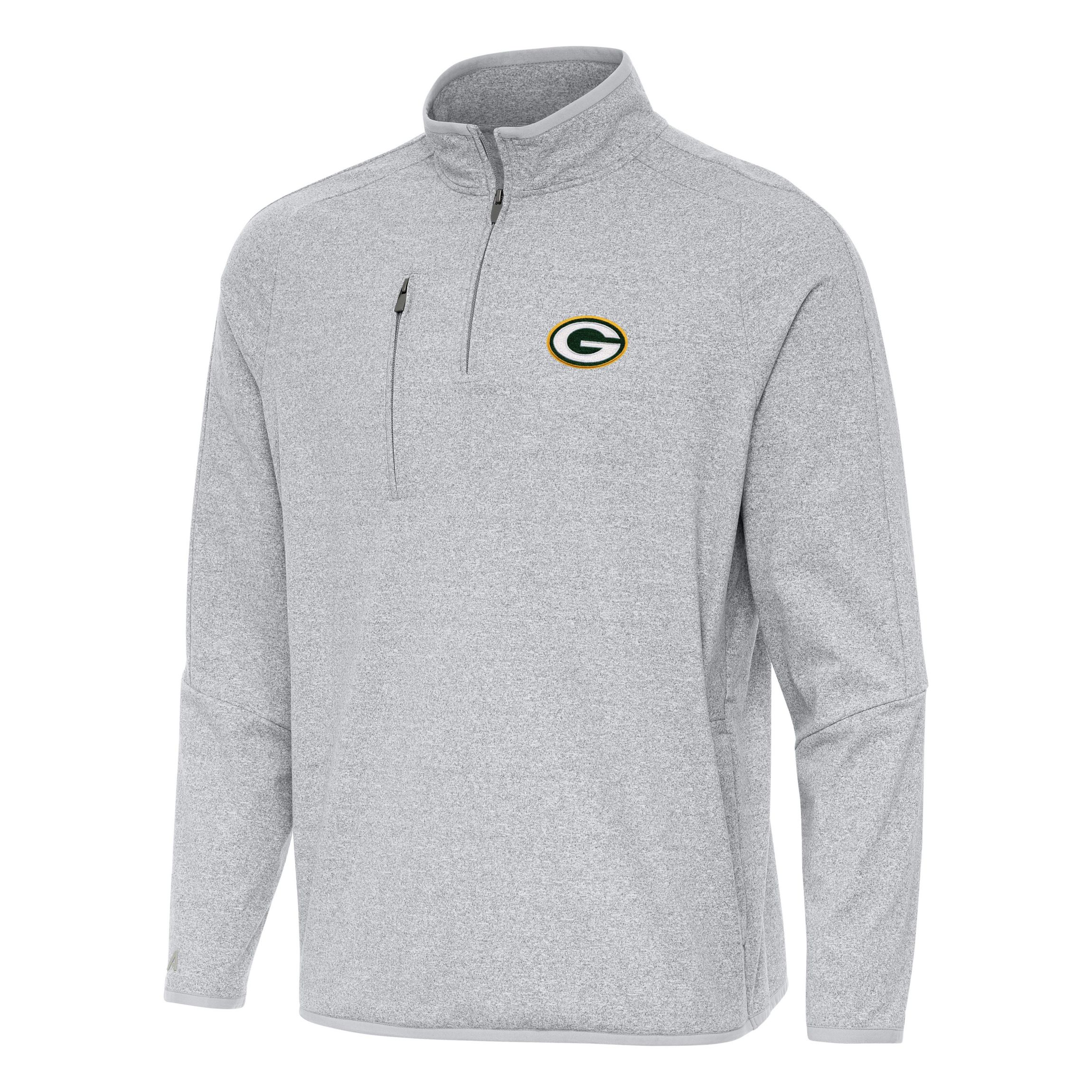 Antigua NFL Green Bay Packers Mens Certain 1/4 Zip Pullover