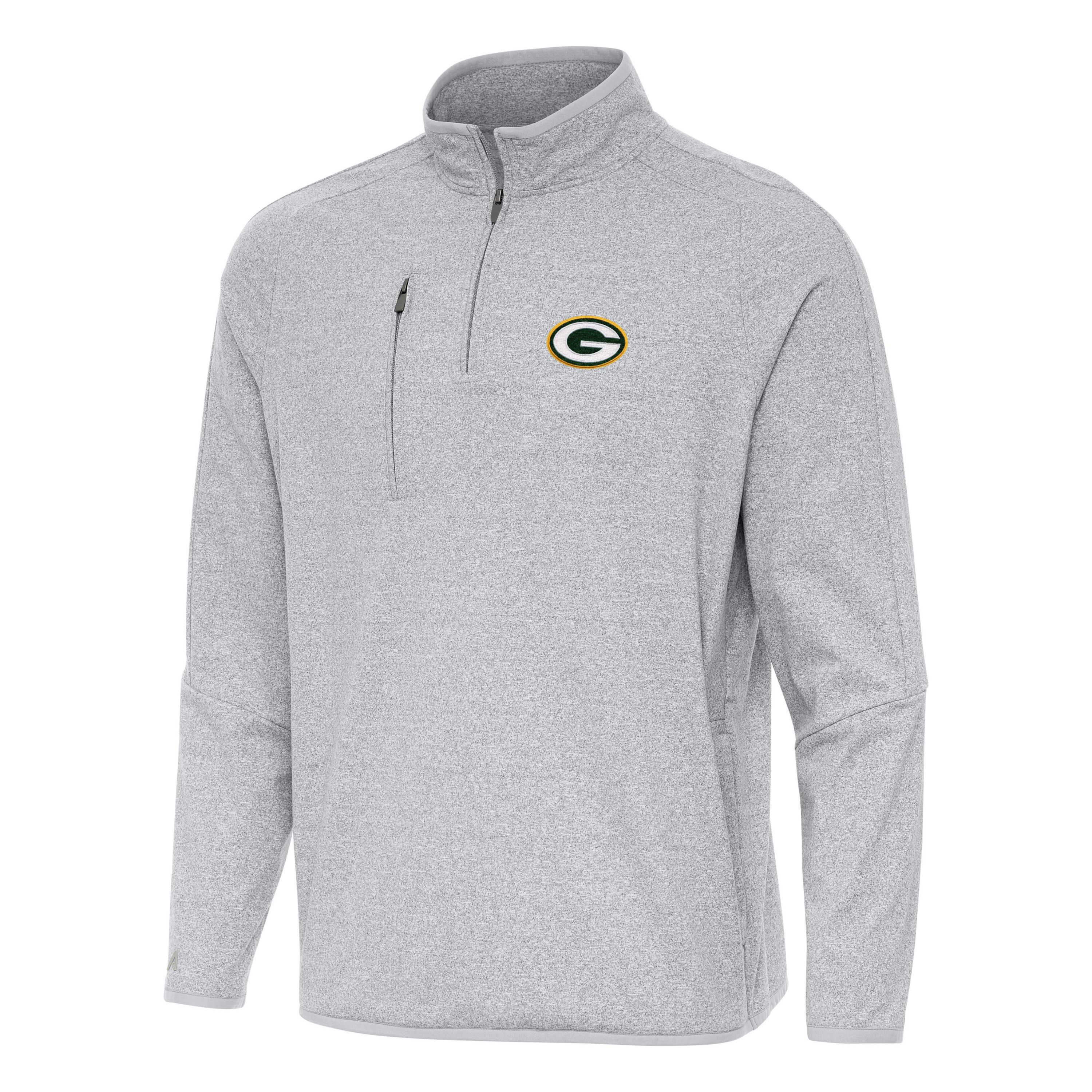 Antigua NFL Green Bay Packers Mens Certain 1/4 Zip Pullover