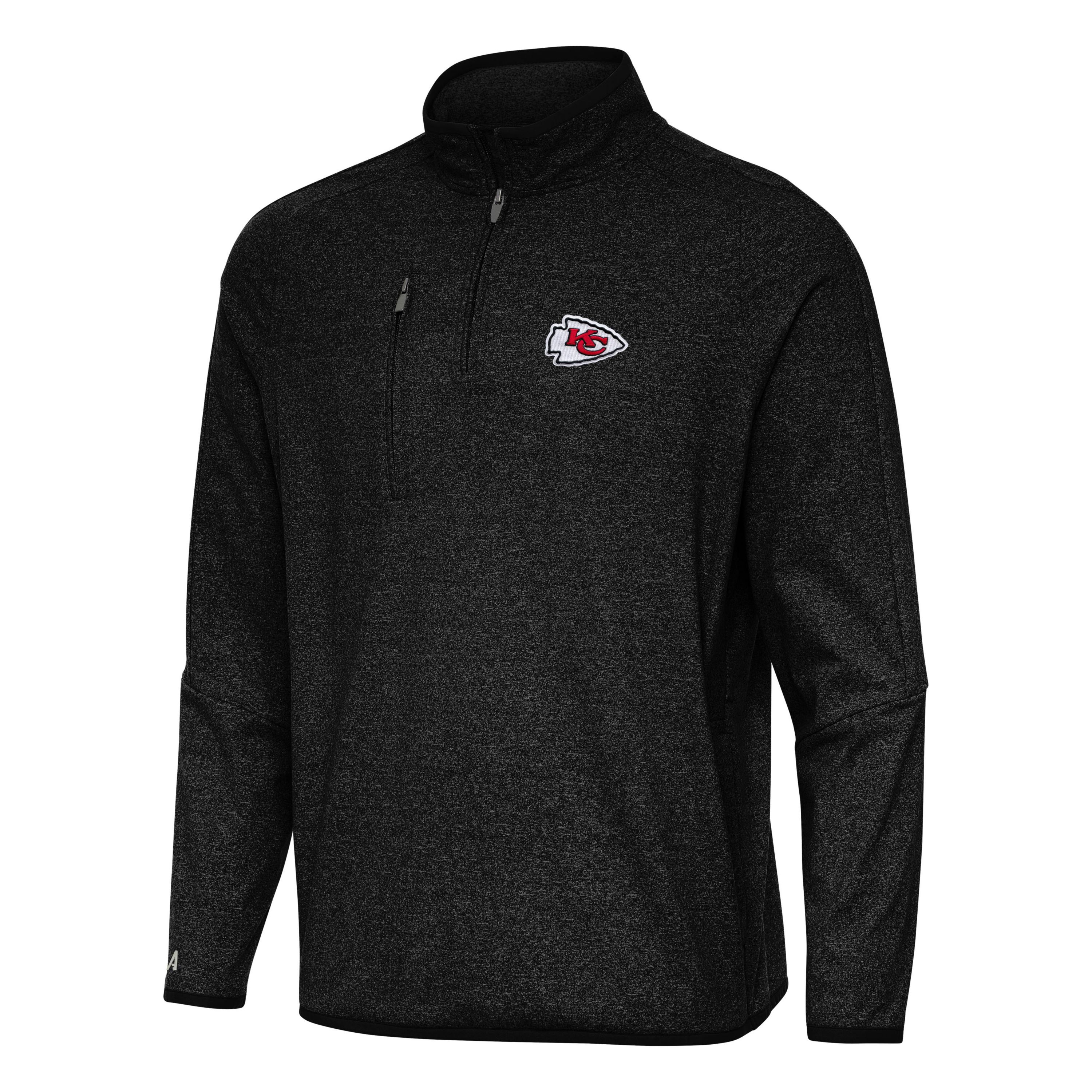 Antigua NFL Kansas City Chiefs Mens Certain 1/4 Zip Pullover