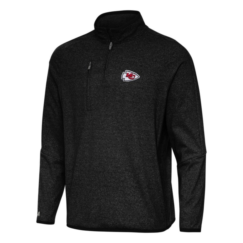 Antigua NFL Kansas City Chiefs Mens Certain 1/4 Zip Pullover