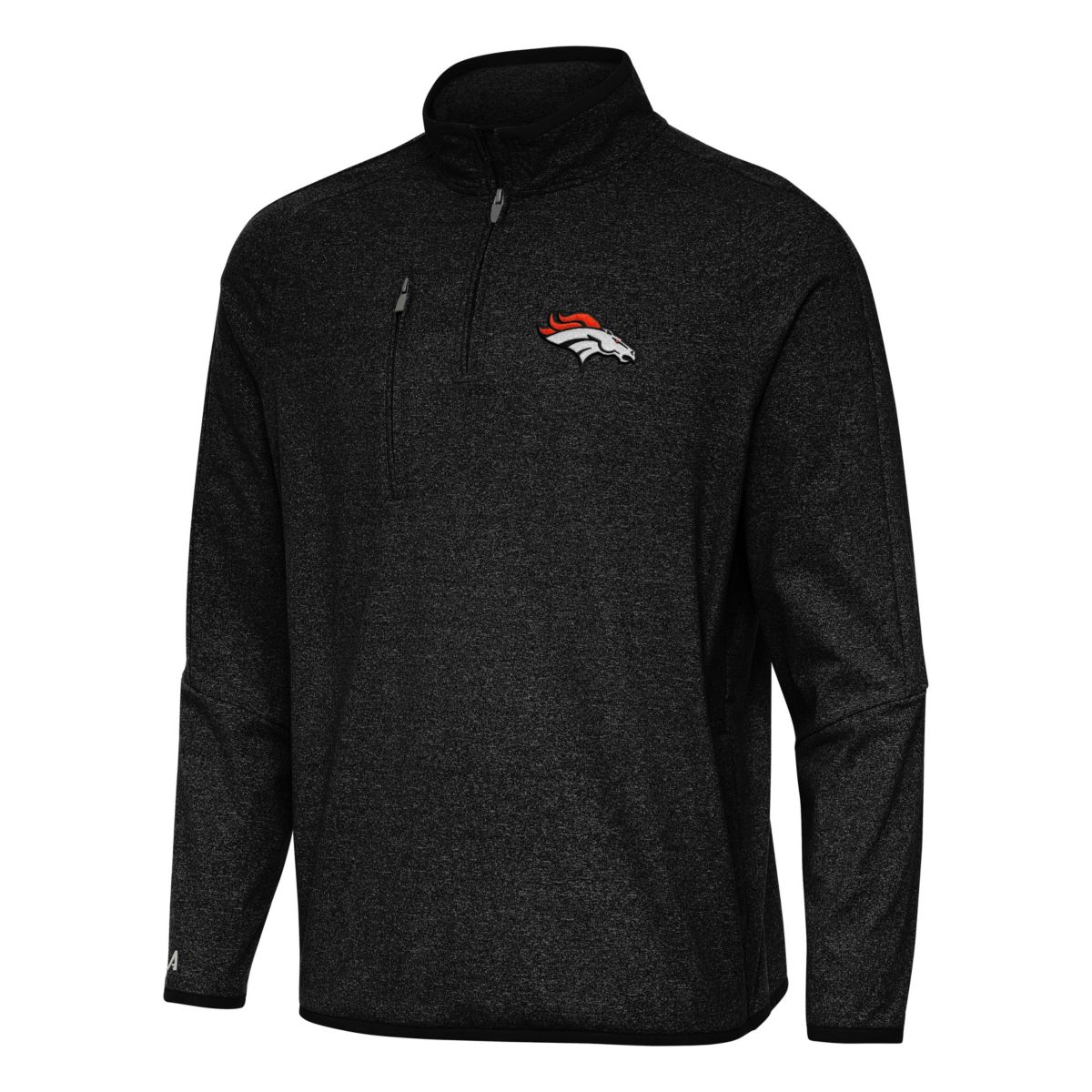 Antigua NFL Denver Broncos Mens Certain 1/4 Zip Pullover