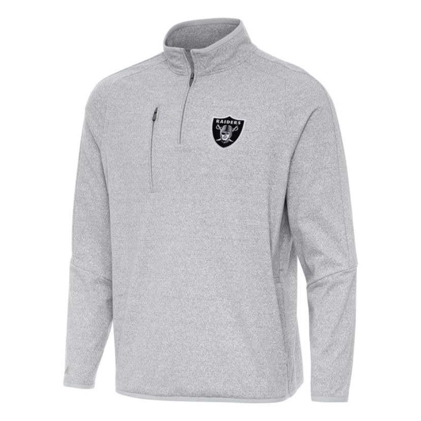 Antigua NFL Las Vegas Raiders  Mens Certain 1/4 Zip Pullover