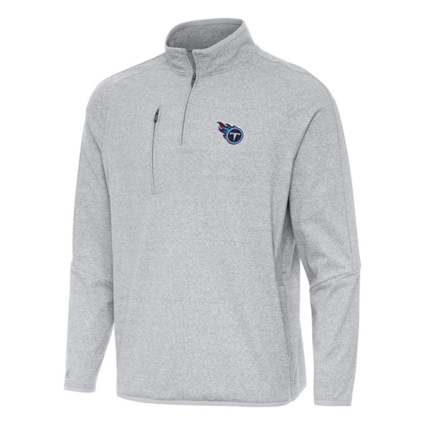 Antigua NFL Tennessee Titans Mens Certain 1/4 Zip Pullover