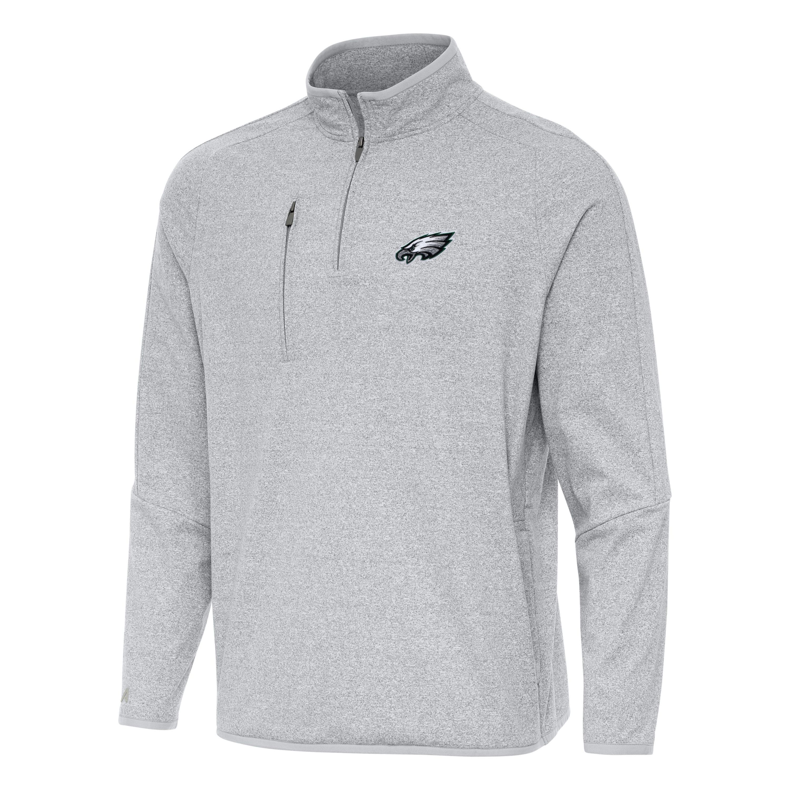 Antigua NFL Philadelphia Eagles Mens Certain 1/4 Zip Pullover