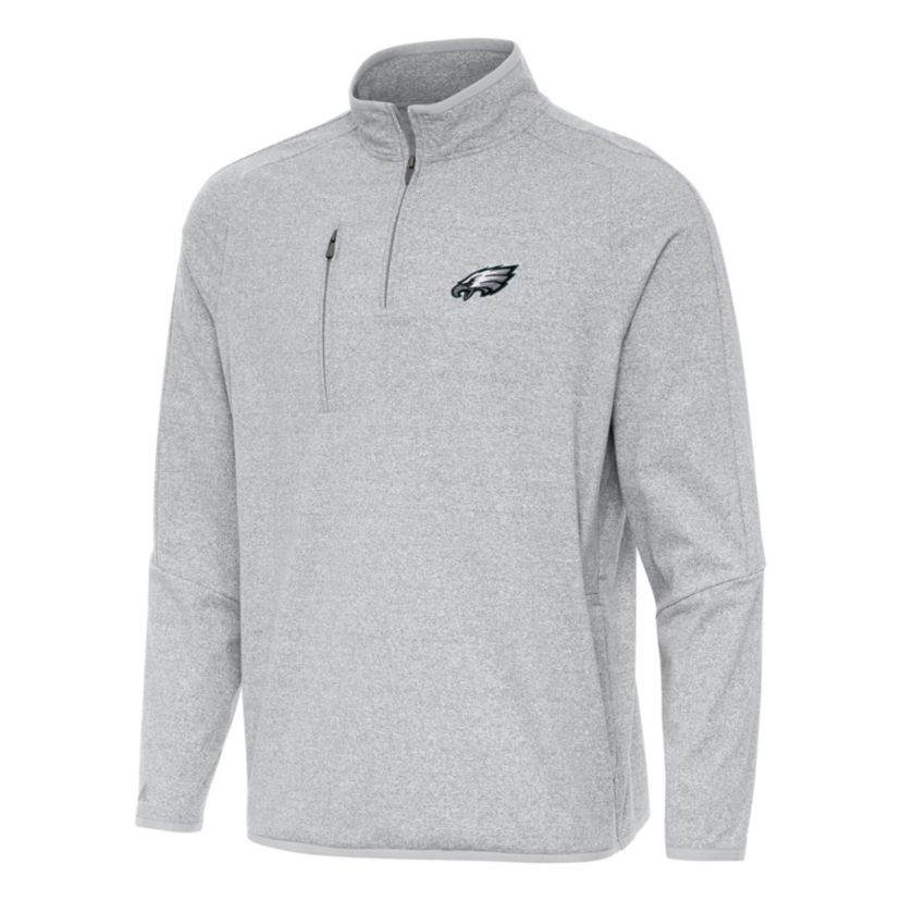 Antigua NFL Philadelphia Eagles Mens Certain 1/4 Zip Pullover