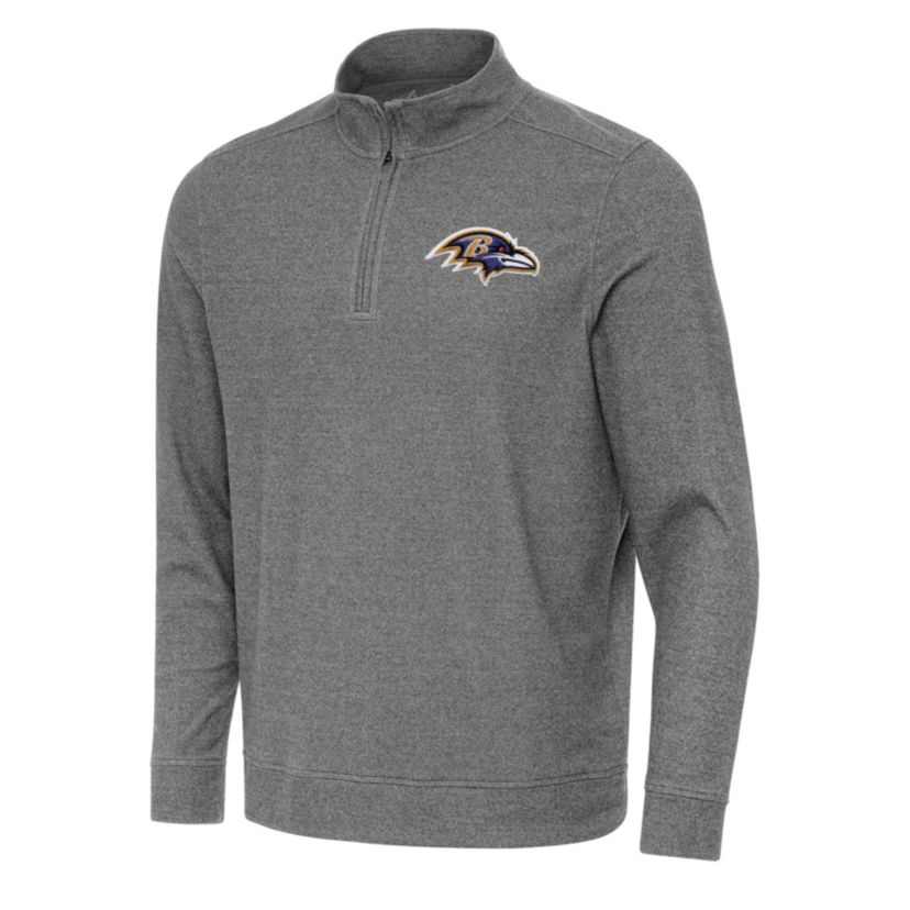 Antigua NFL Baltimore Ravens Mens Subtle 1/4 Zip Pullover