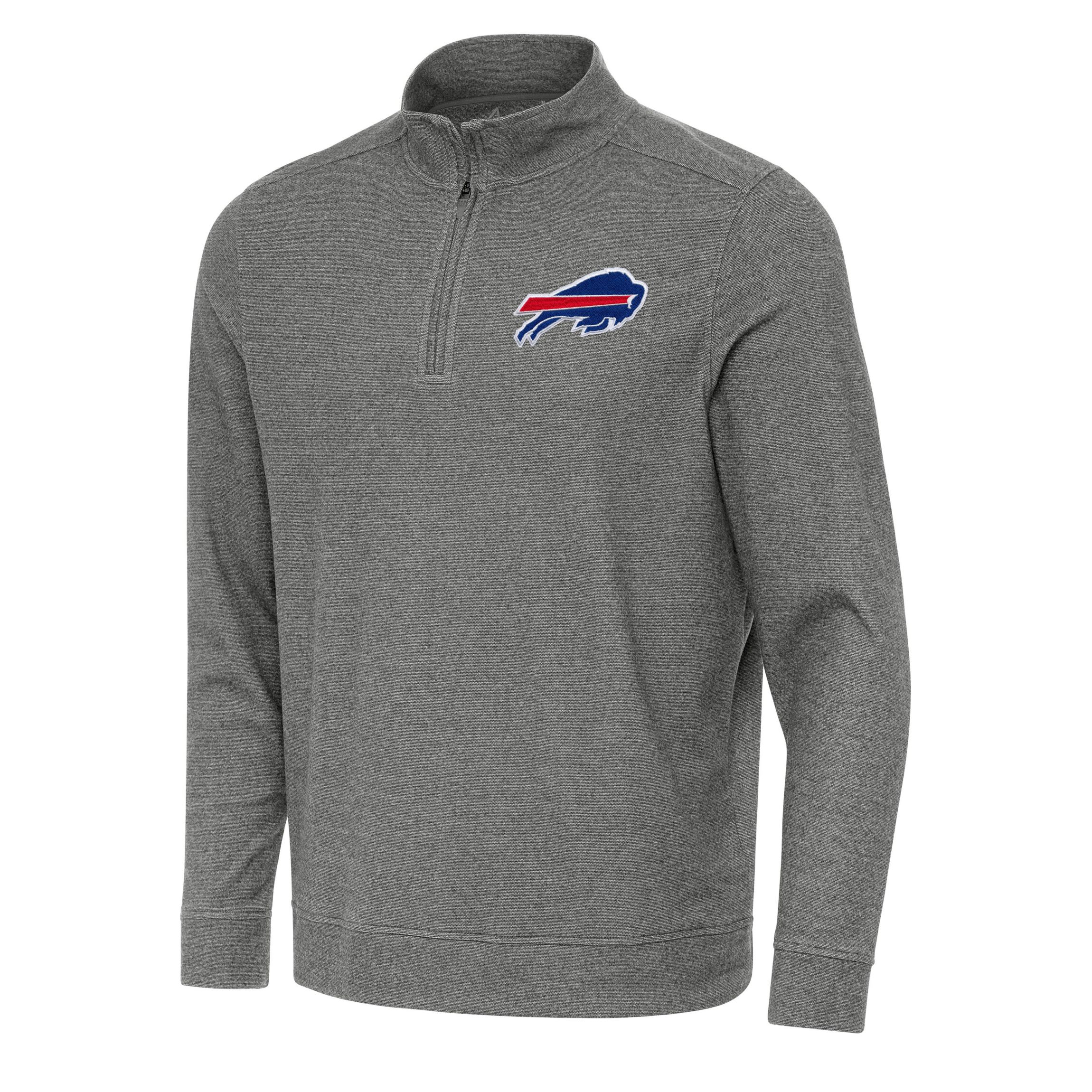 Antigua NFL Buffalo Bills Mens Subtle 1/4 Zip Pullover