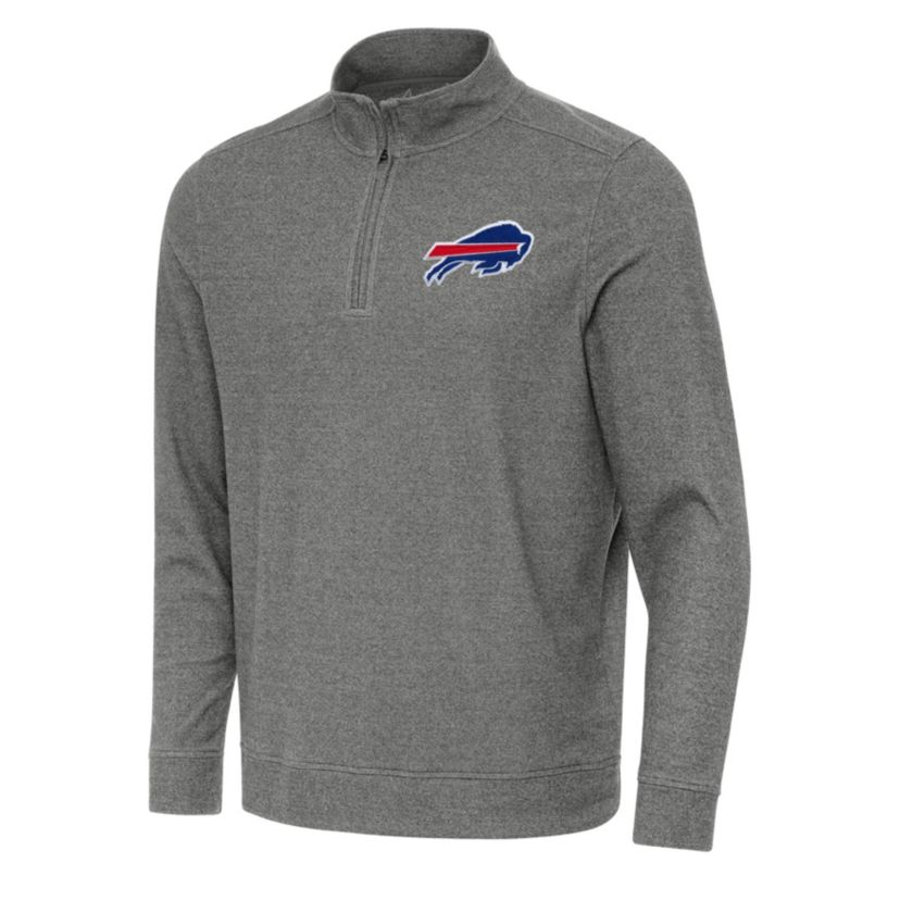 Antigua NFL Buffalo Bills Mens Subtle 1/4 Zip Pullover