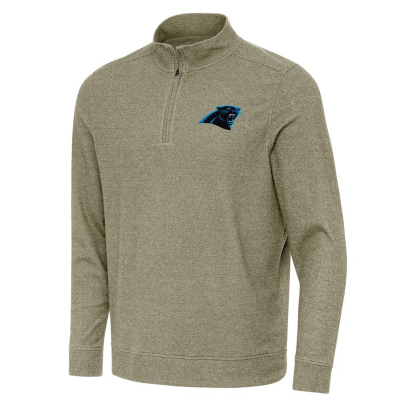 Antigua NFL Carolina Panthers Mens Subtle 1/4 Zip Pullover