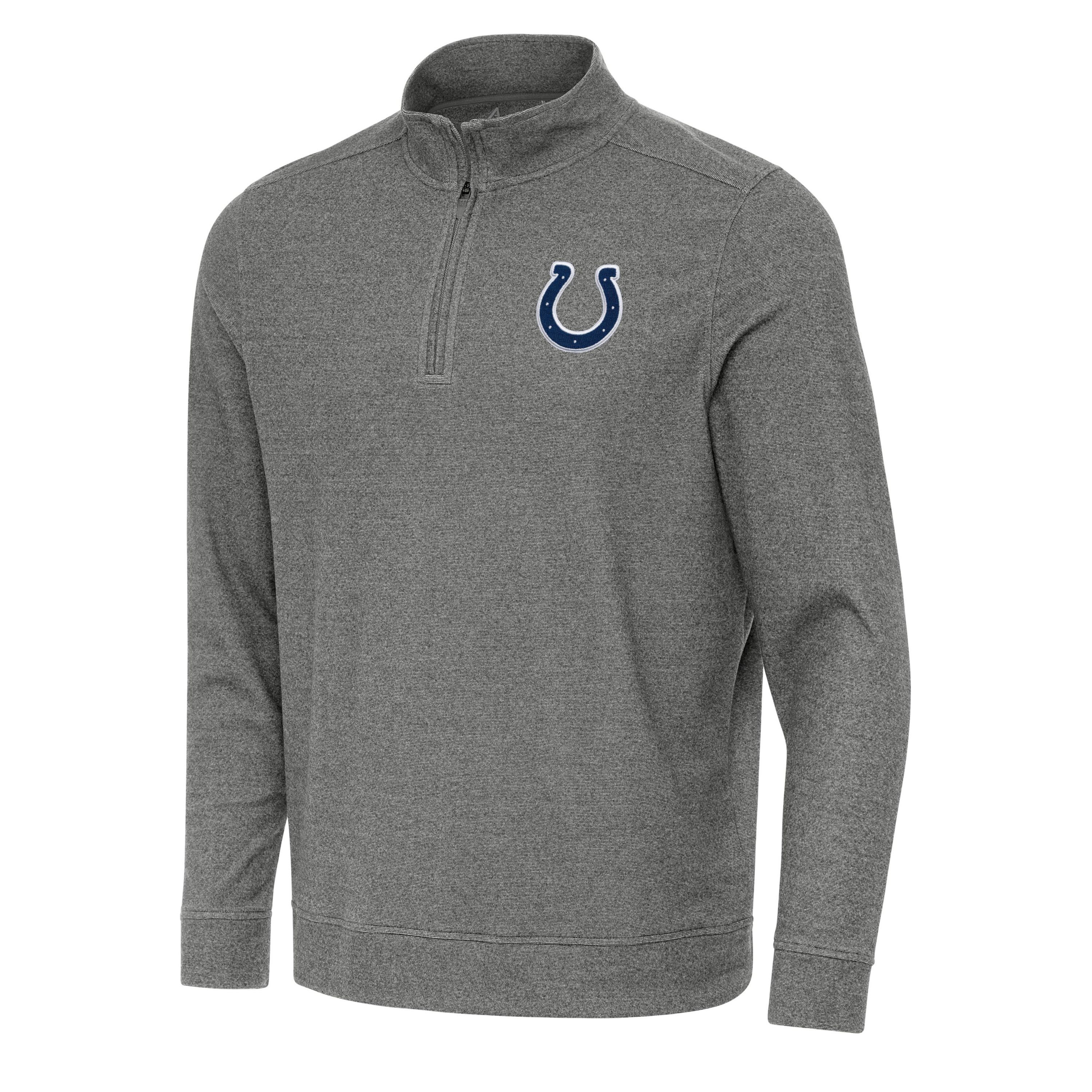 Antigua NFL Indianapolis Colts Mens Subtle 1/4 Zip Pullover