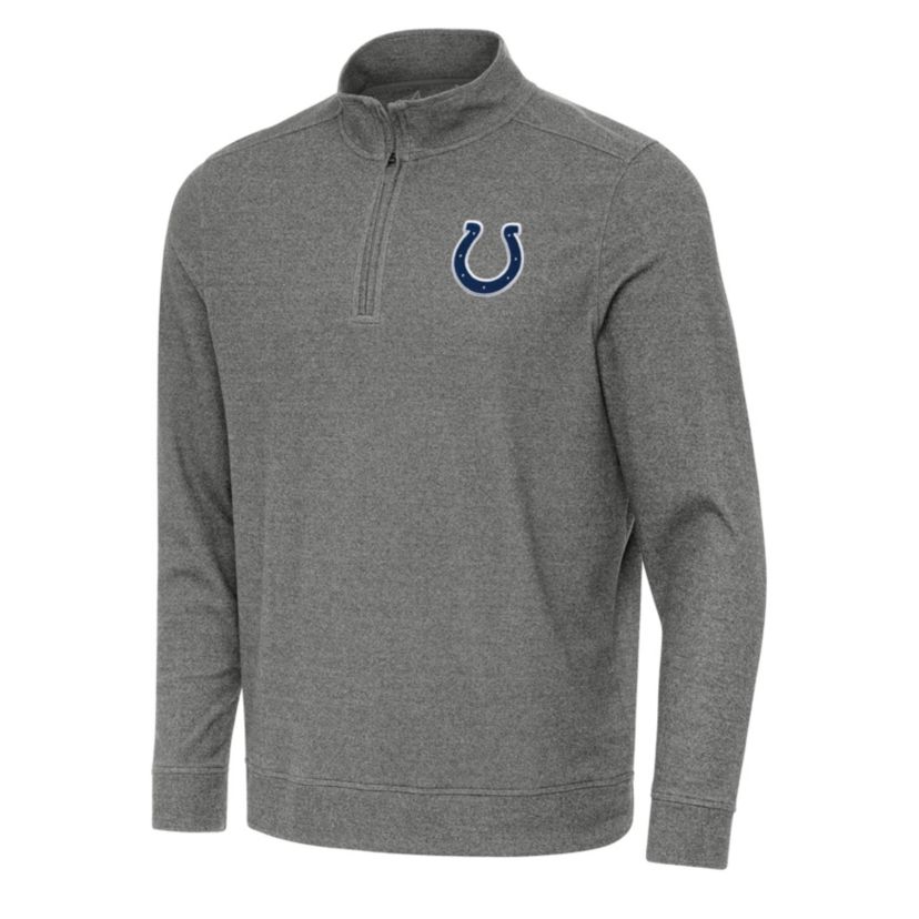 Antigua NFL Indianapolis Colts Mens Subtle 1/4 Zip Pullover