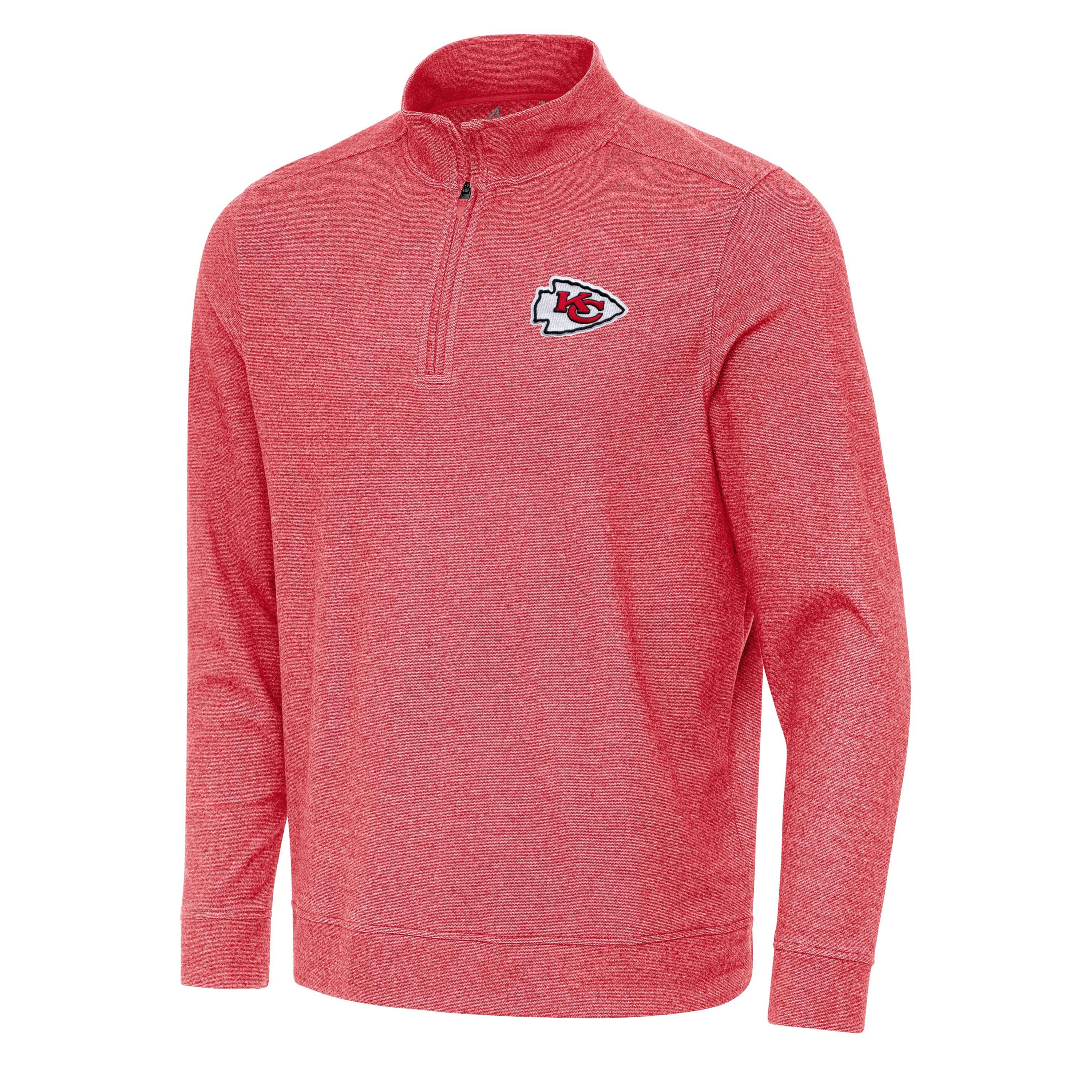 Antigua NFL Kansas City Chiefs Mens Subtle 1/4 Zip Pullover