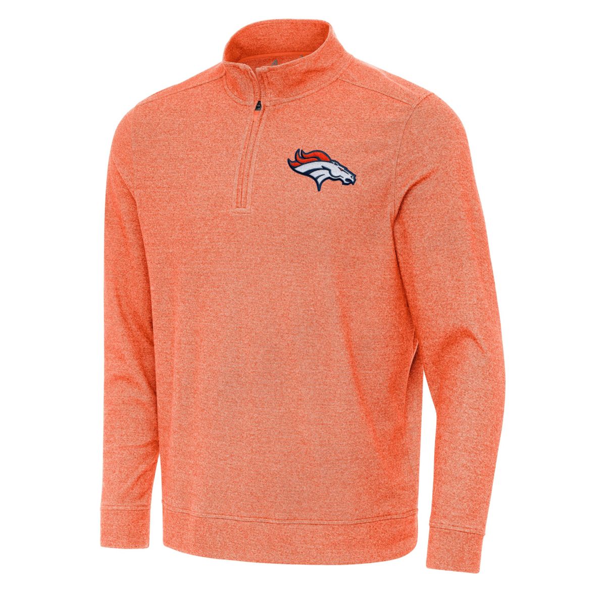 Antigua NFL Denver Broncos Mens Subtle 1/4 Zip Pullover