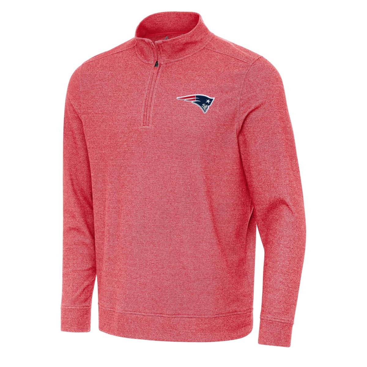 Antigua NFL New England Patriots Mens Subtle 1/4 Zip Pullover