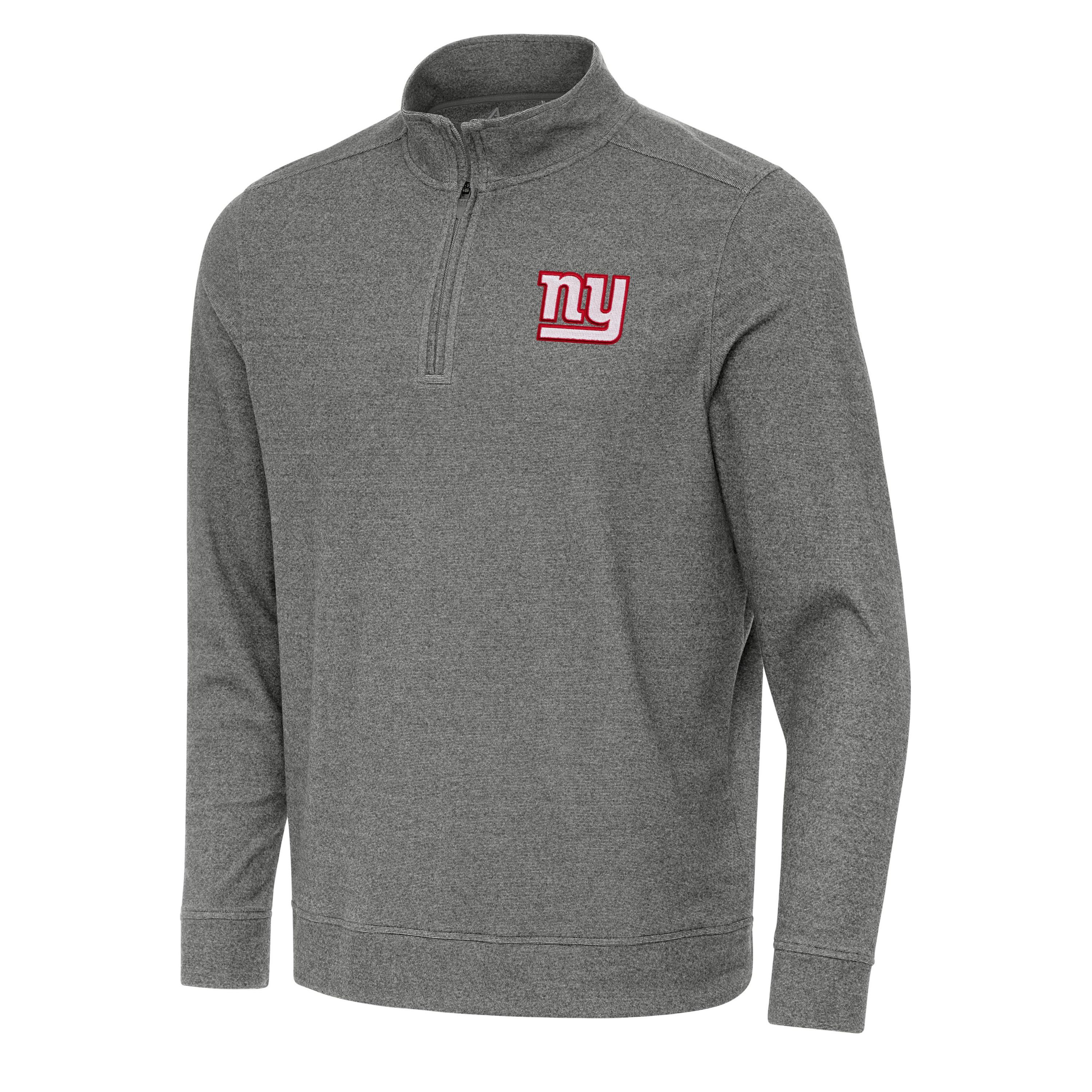 Antigua NFL New York Giants Mens Subtle 1/4 Zip Pullover