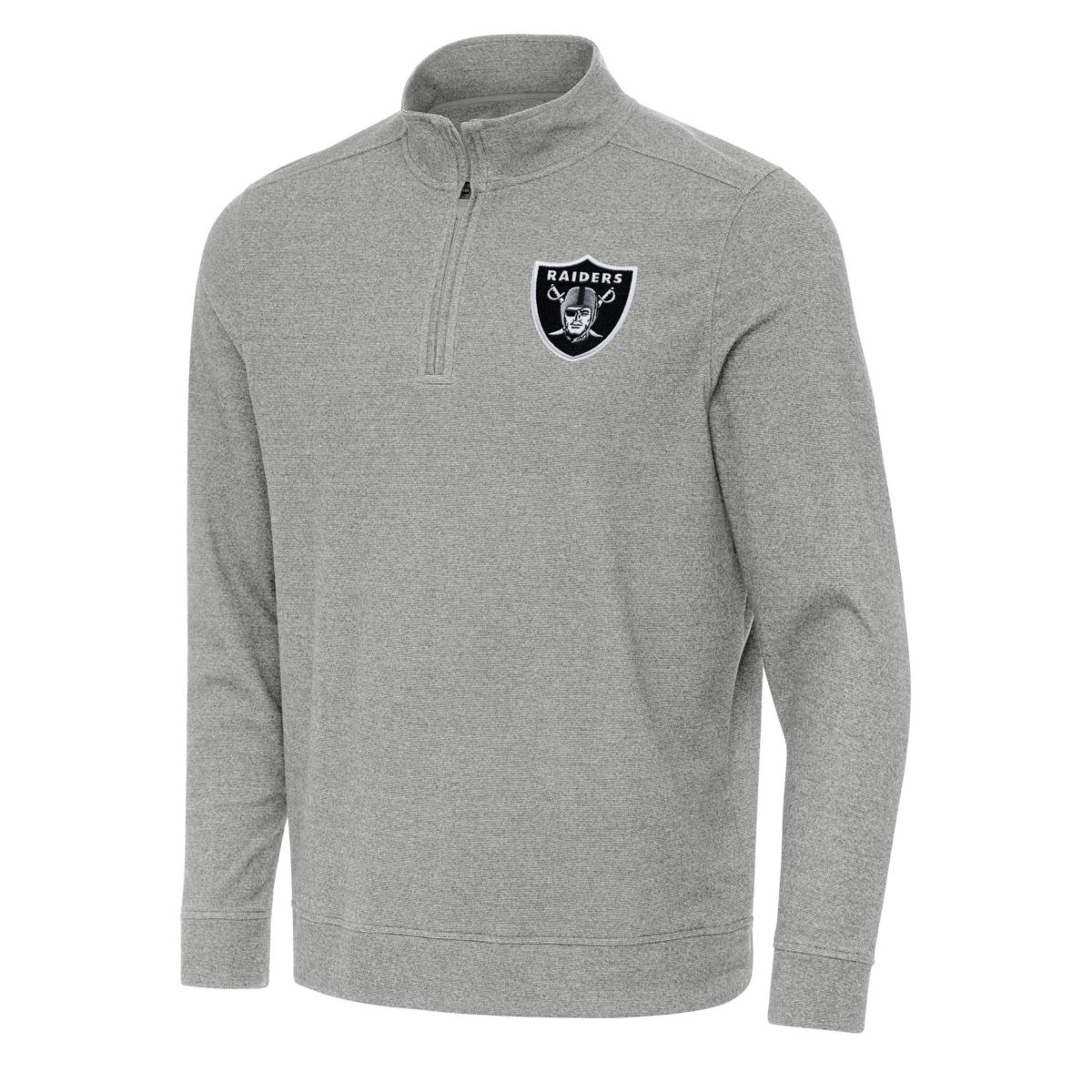 Antigua NFL Las Vegas Raiders  Mens Subtle 1/4 Zip Pullover