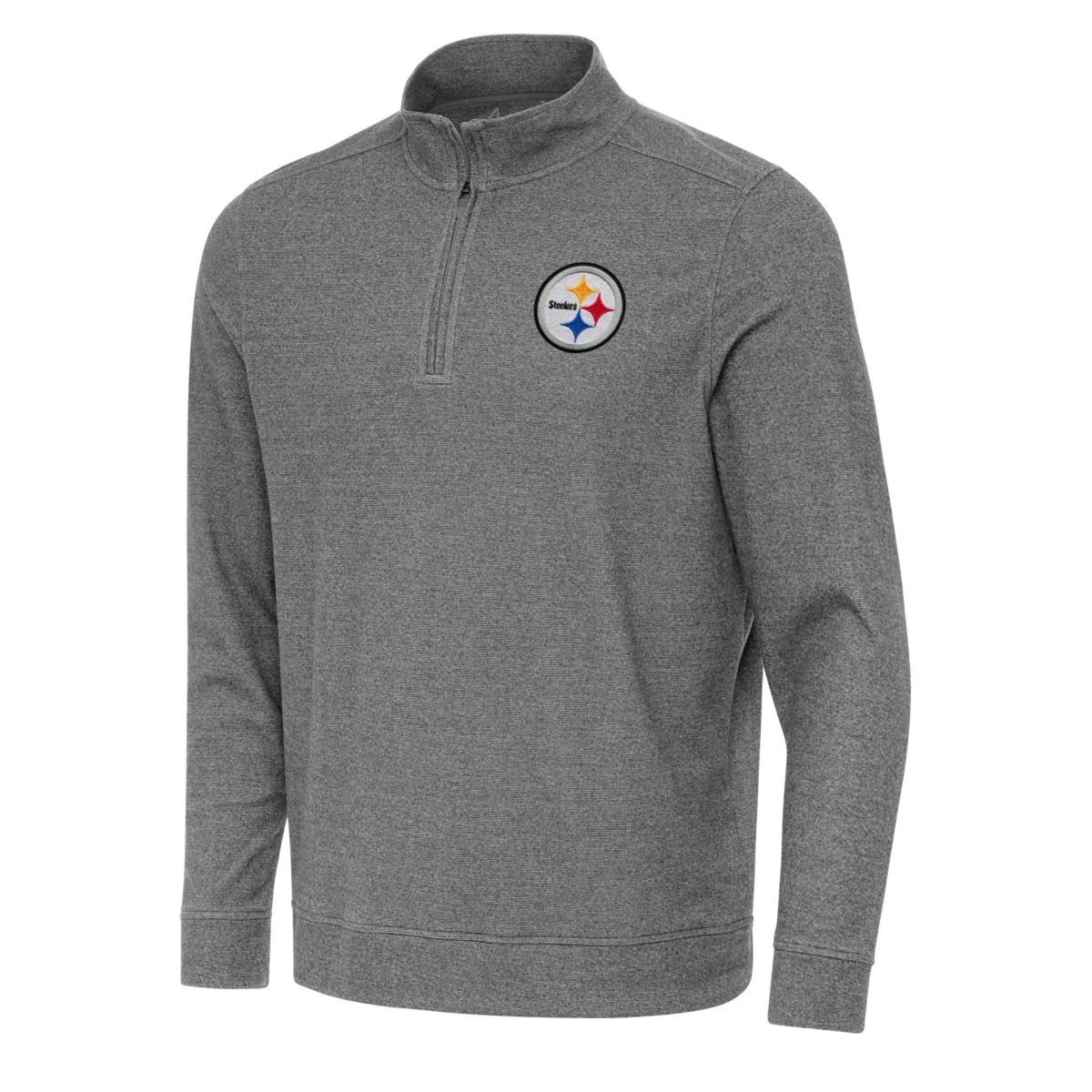 Antigua NFL Pittsburgh Steelers Mens Subtle 1/4 Zip Pullover