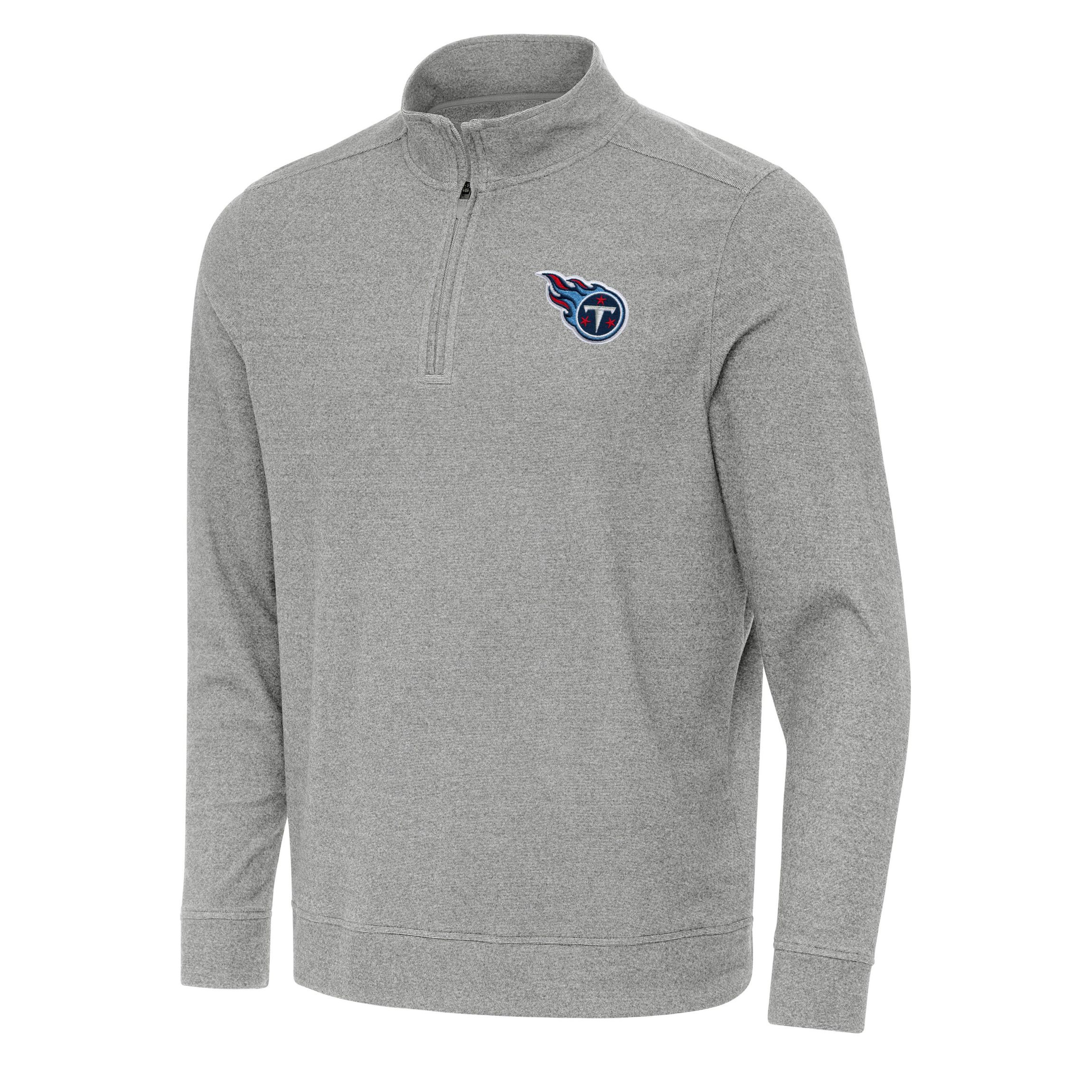 Antigua NFL Tennessee Titans Mens Subtle 1/4 Zip Pullover