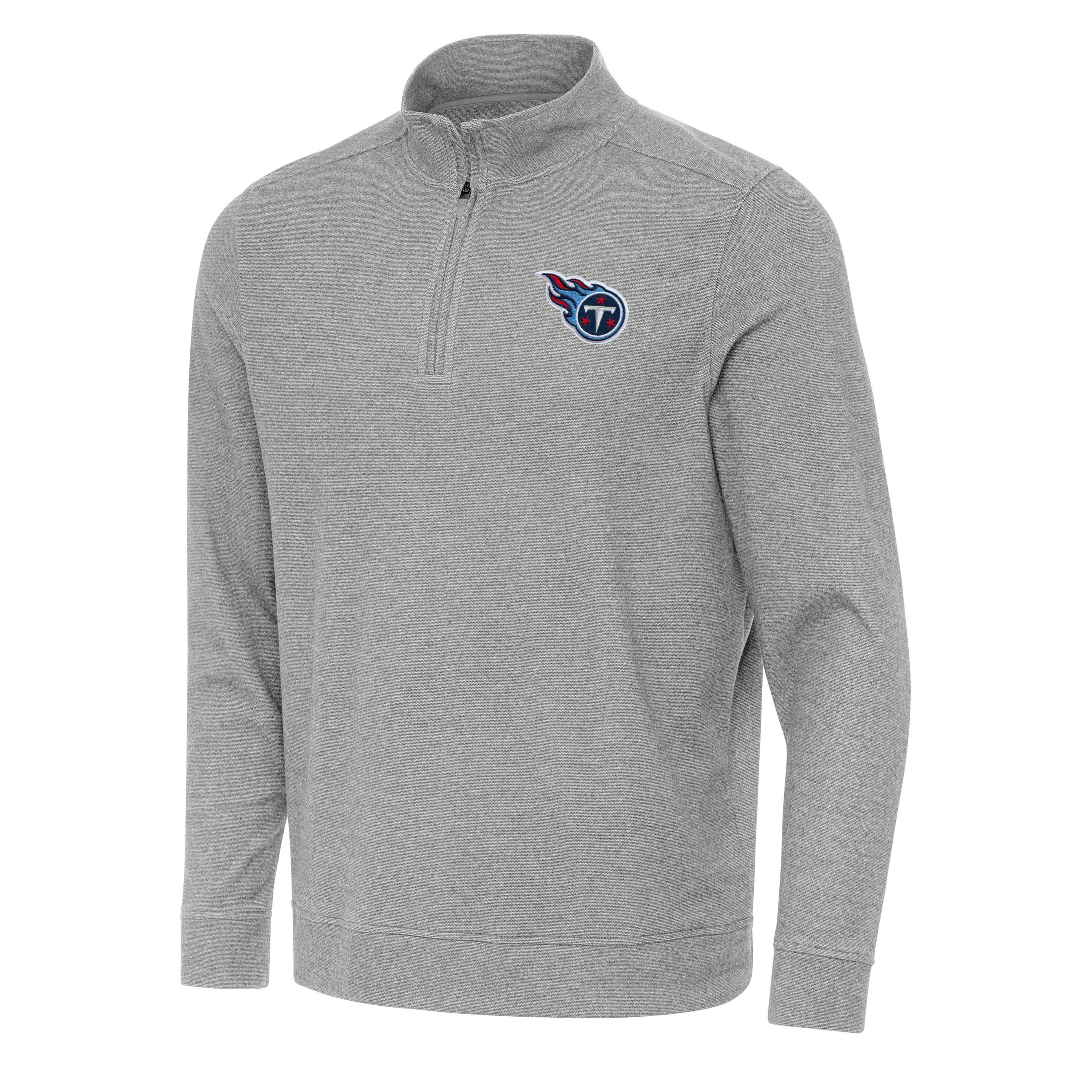 Antigua NFL Tennessee Titans Mens Subtle 1/4 Zip Pullover