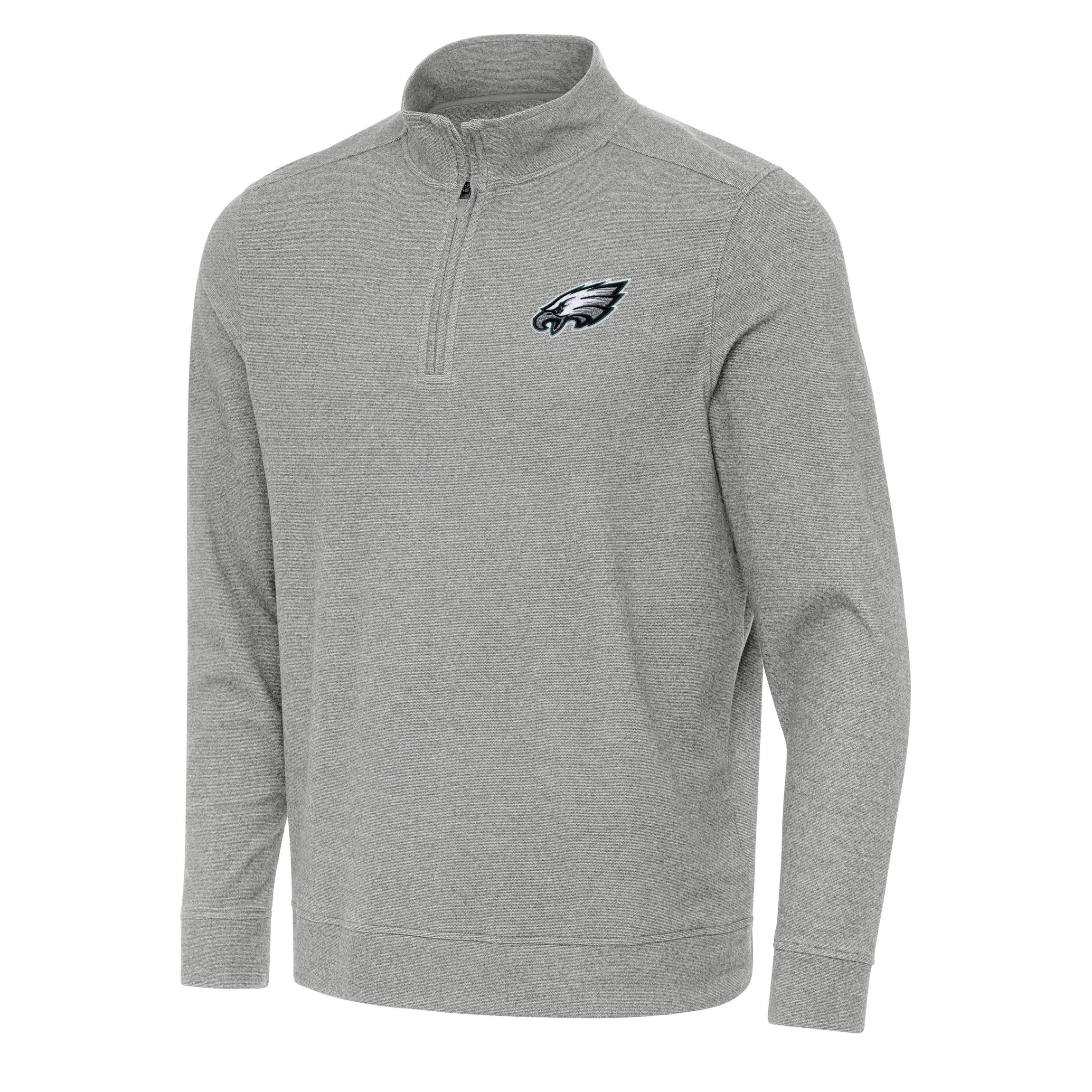 Antigua NFL Philadelphia Eagles Mens Subtle 1/4 Zip Pullover