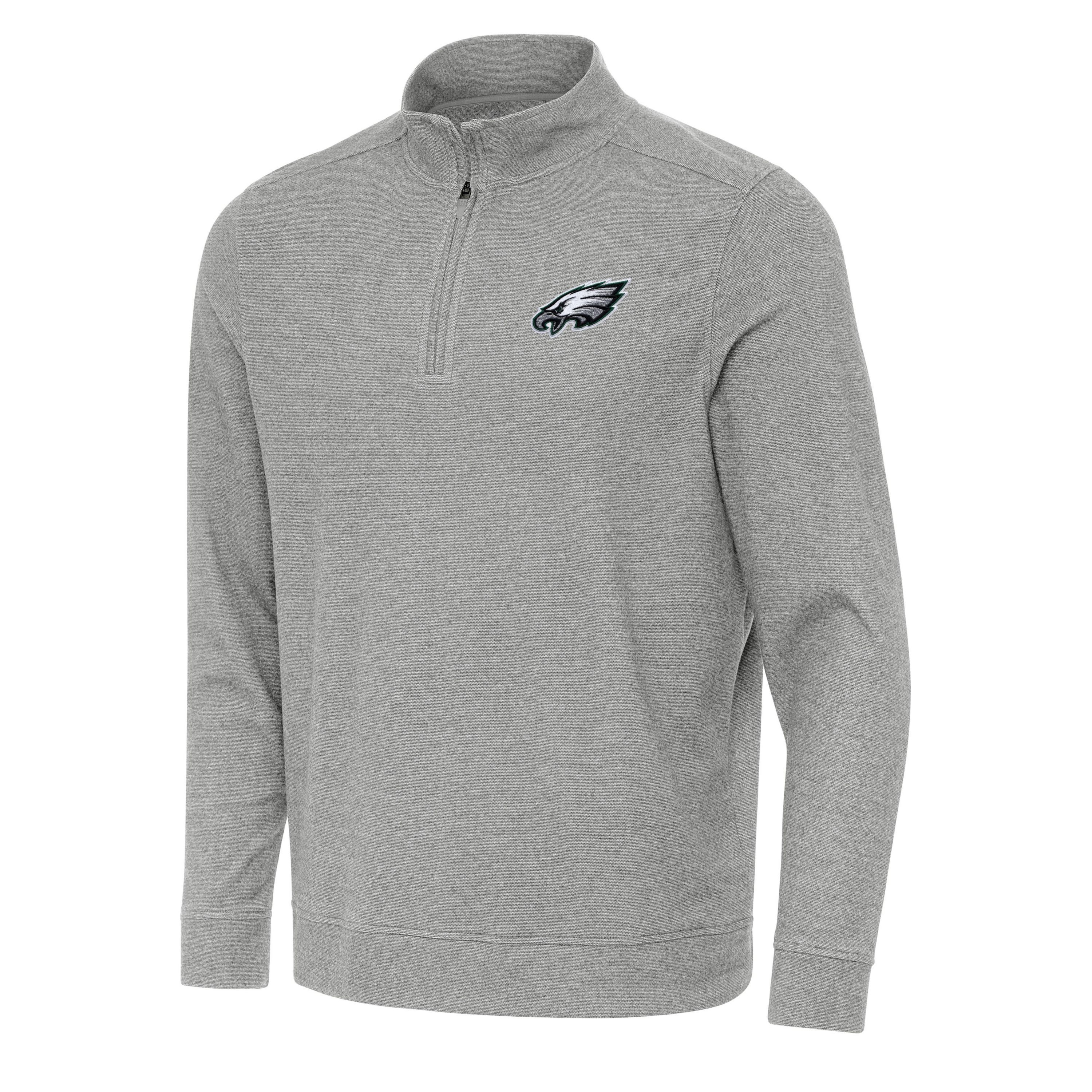 Antigua NFL Philadelphia Eagles Mens Subtle 1/4 Zip Pullover