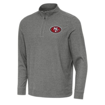 Antigua NFL San Francisco 49ers Men's Subtle 1/4 Zip Pullover