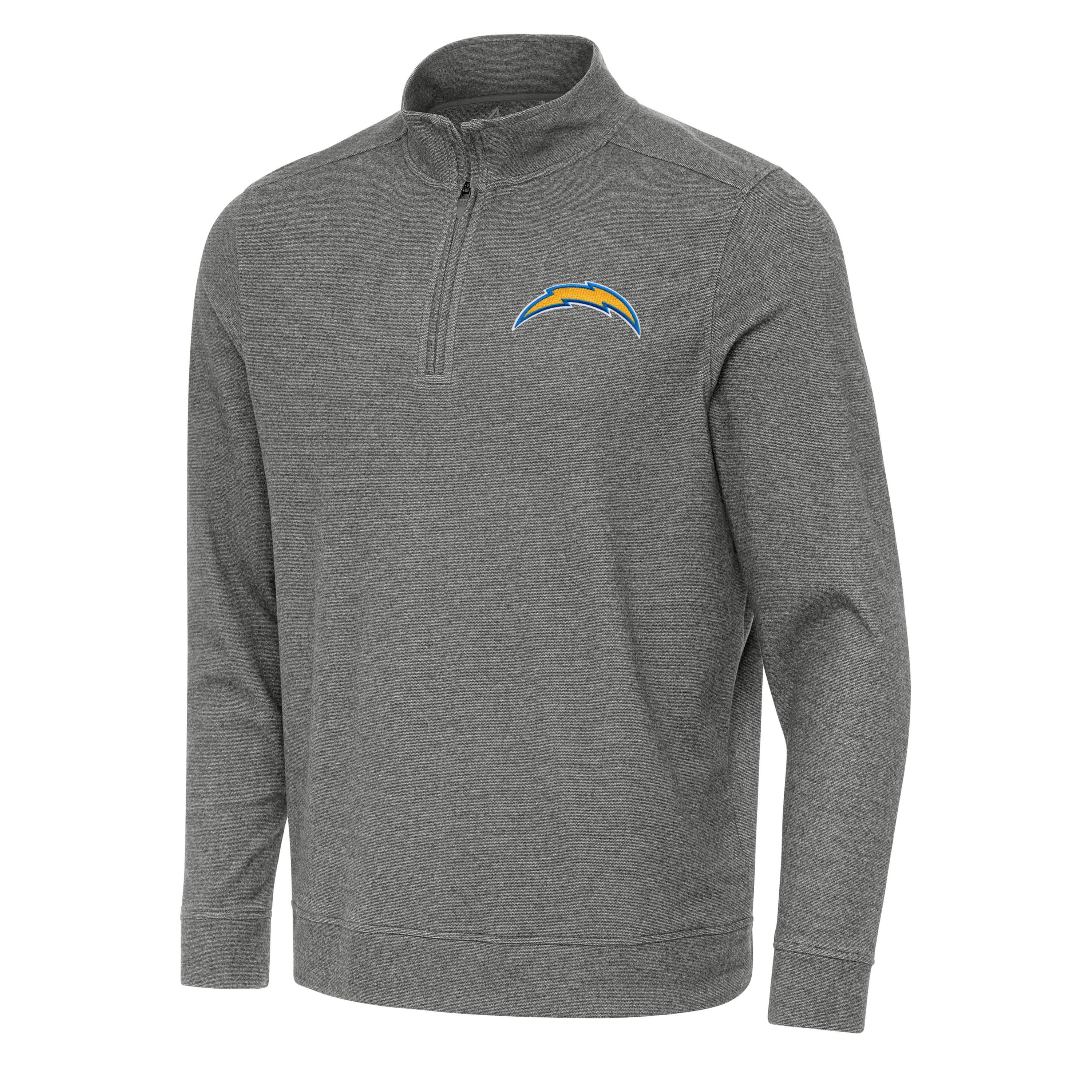 Antigua NFL Los Angeles Chargers Mens Subtle 1/4 Zip Pullover