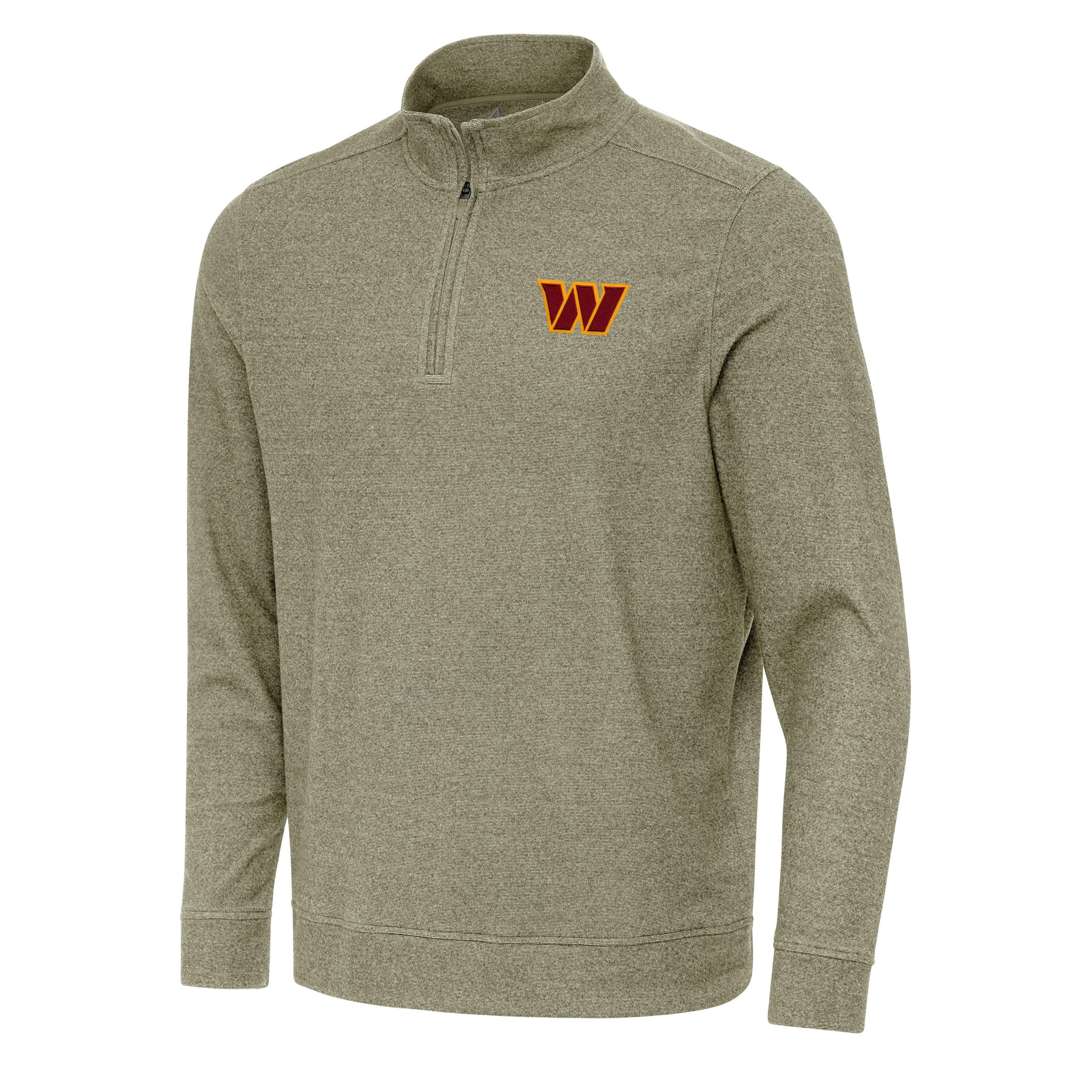 Antigua NFL Washington Commanders Mens Subtle 1/4 Zip Pullover