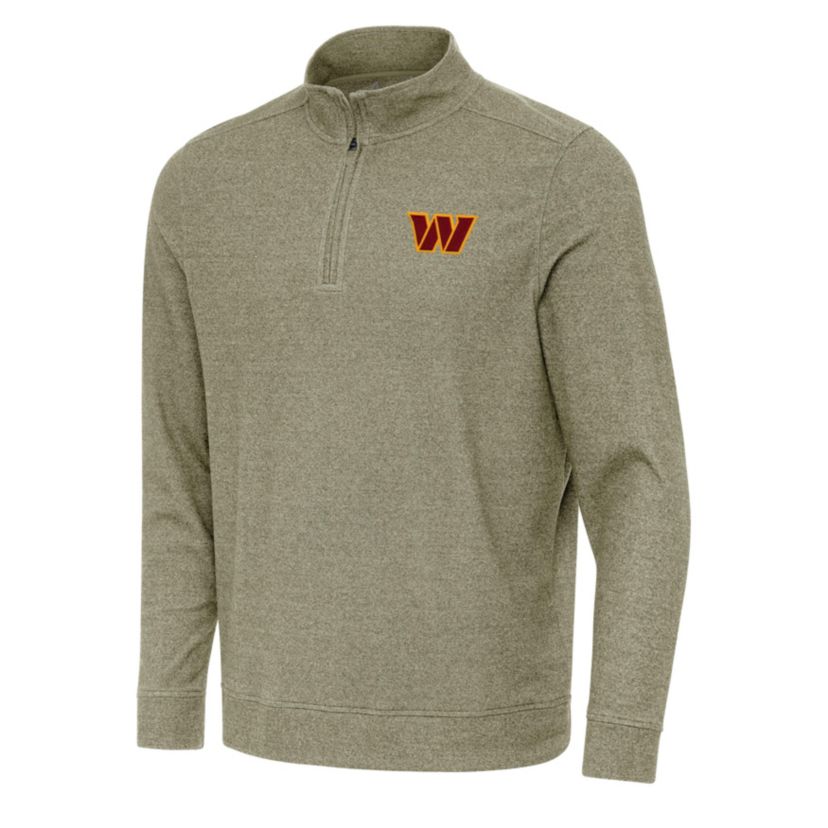 Antigua NFL Washington Commanders Mens Subtle 1/4 Zip Pullover