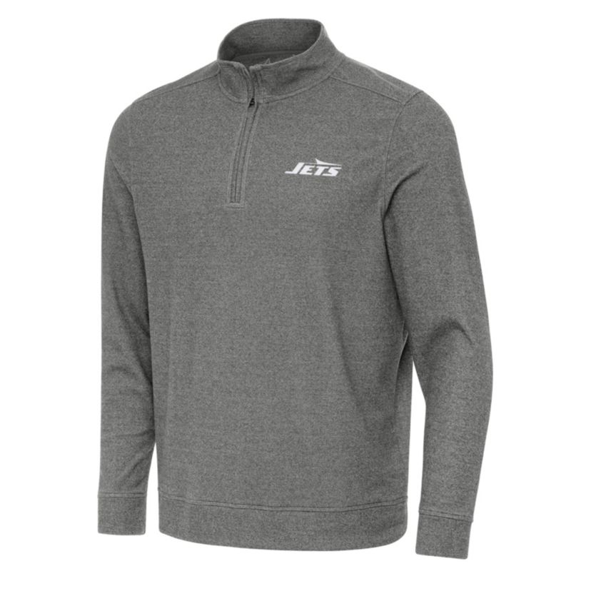 Antigua NFL New York Jets Mens Subtle 1/4 Zip Pullover