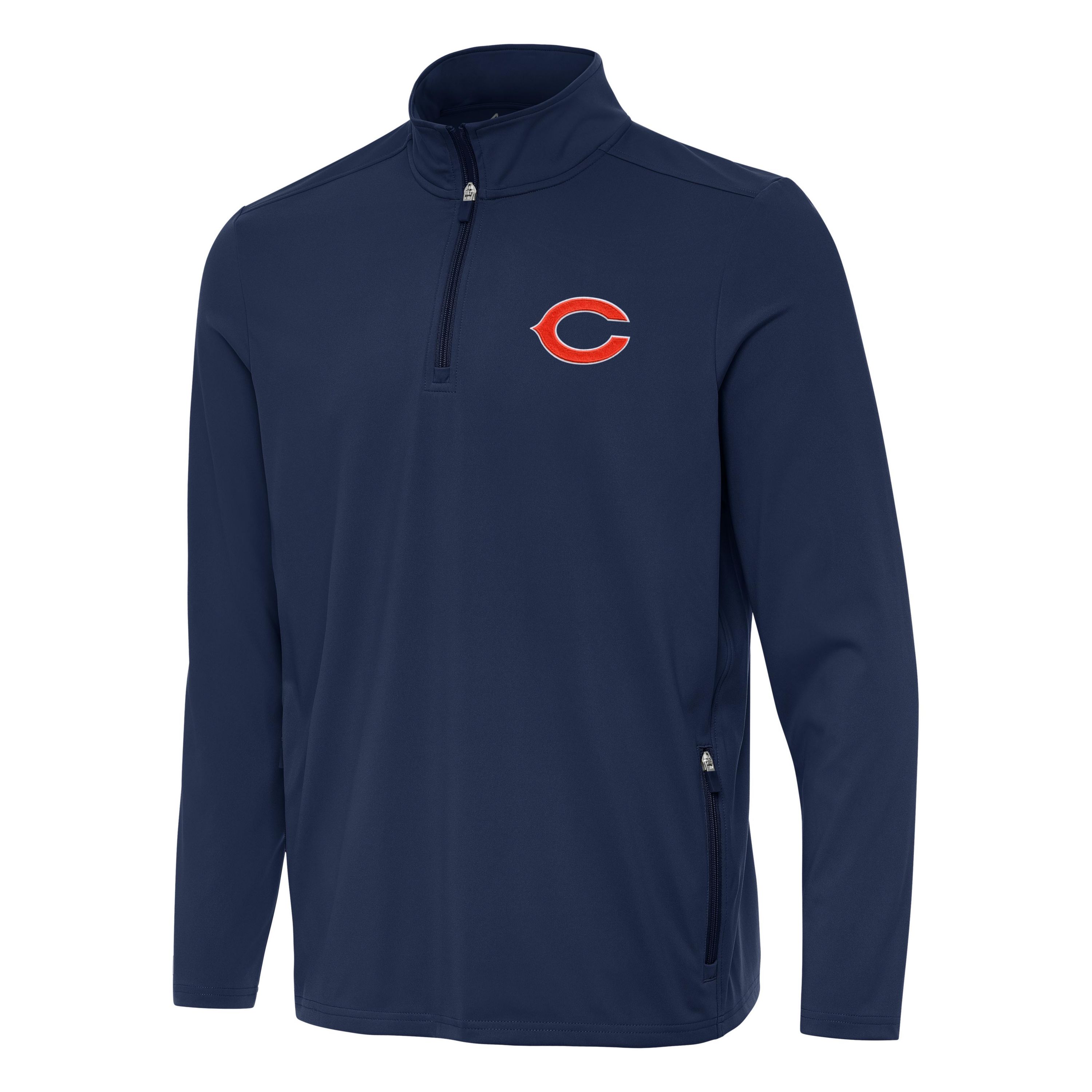 Antigua NFL Chicago Bears Mens Perilous 1/4 Zip Pullover