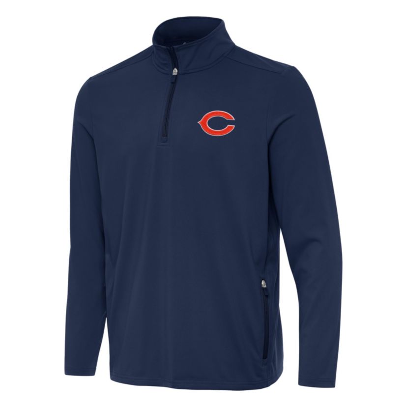 Antigua NFL Chicago Bears Mens Perilous 1/4 Zip Pullover