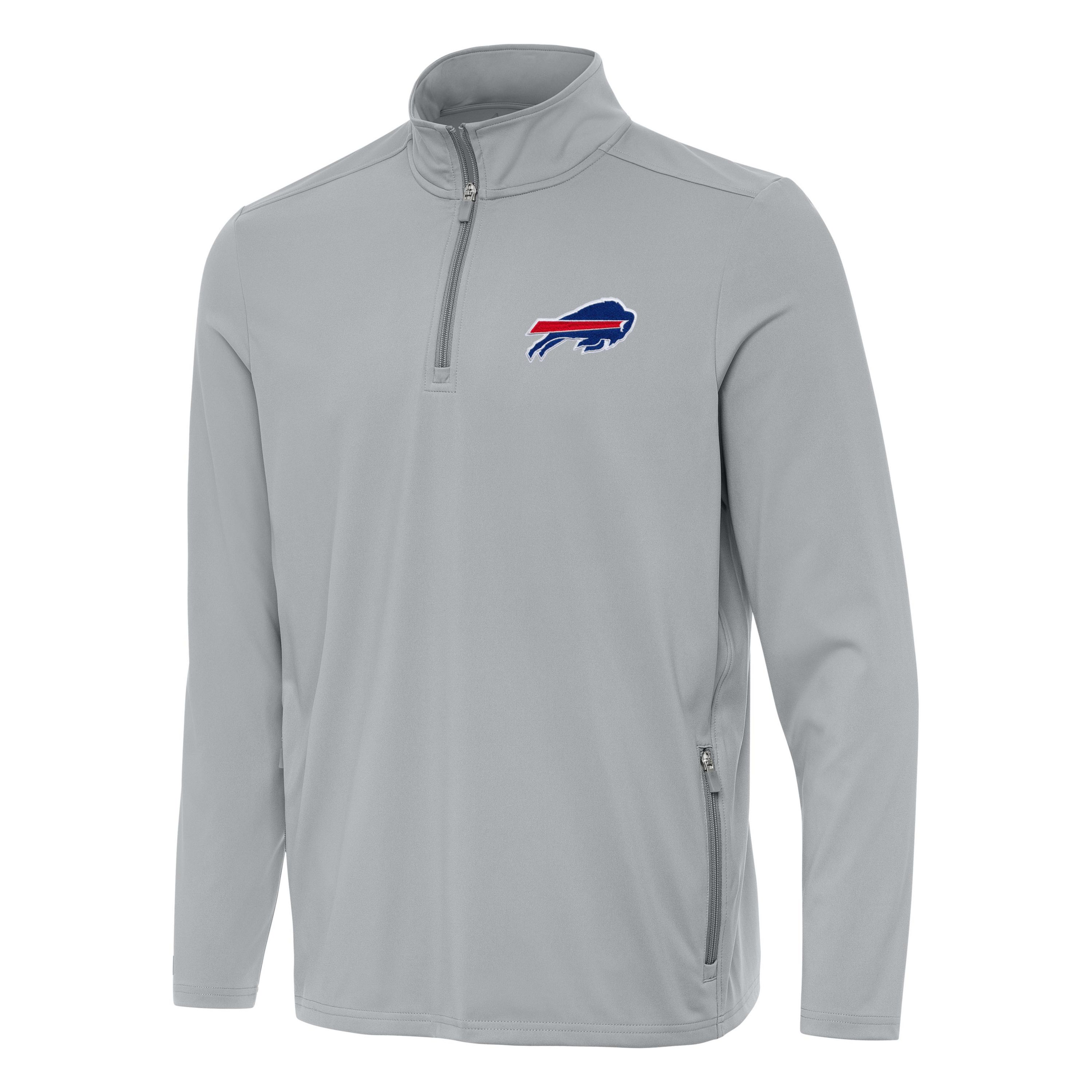 Antigua NFL Buffalo Bills Mens Perilous 1/4 Zip Pullover