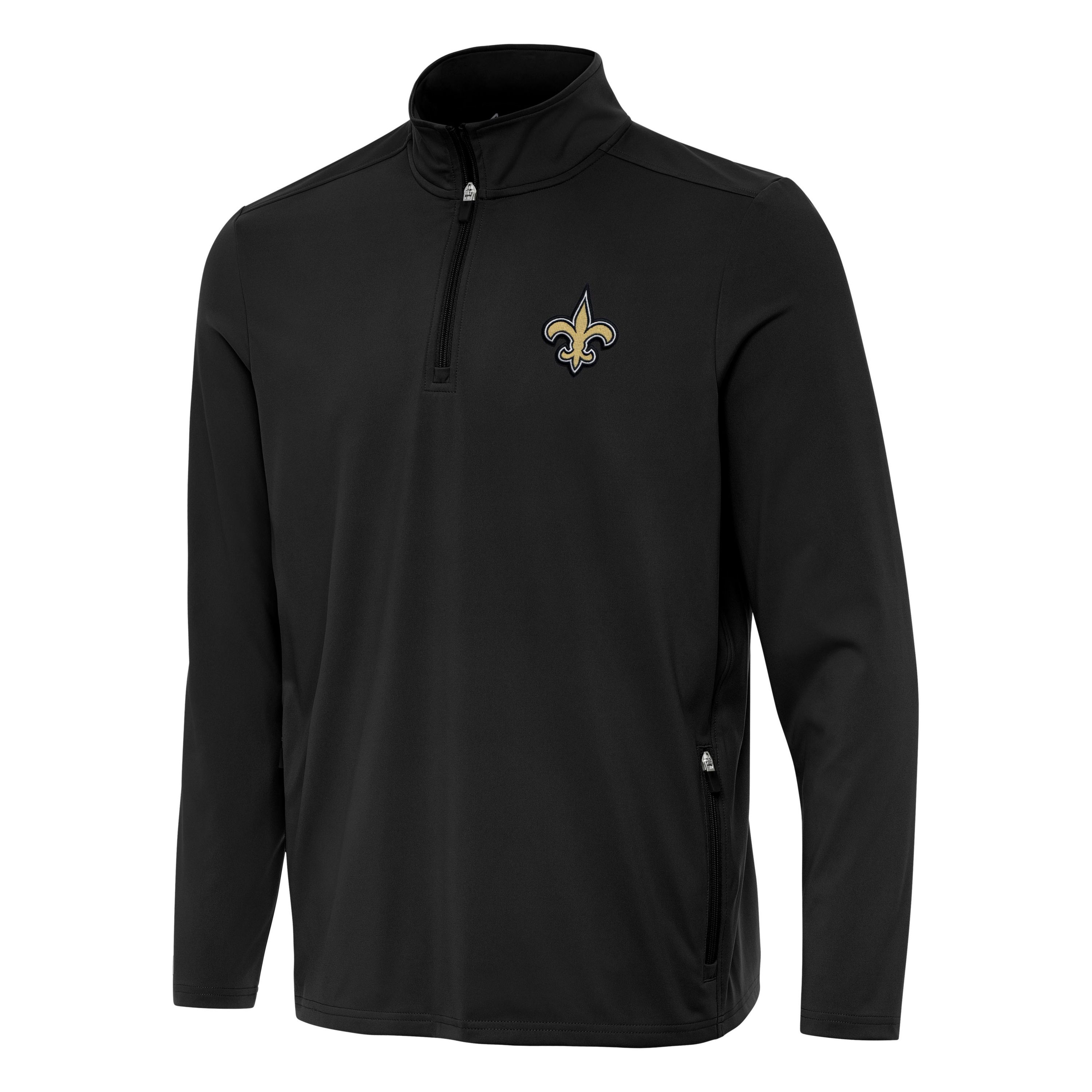 Antigua NFL New Orleans Saints Mens Perilous 1/4 Zip Pullover