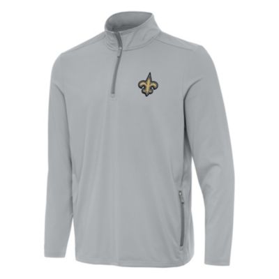 Antigua NFL New Orleans Saints Men's Perilous 1/4 Zip Pullover, 3XL