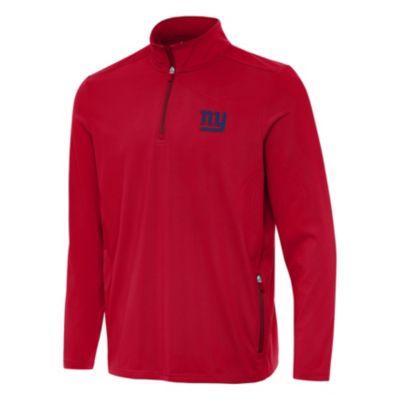 Antigua NFL New York Giants Men's Perilous 1/4 Zip Pullover