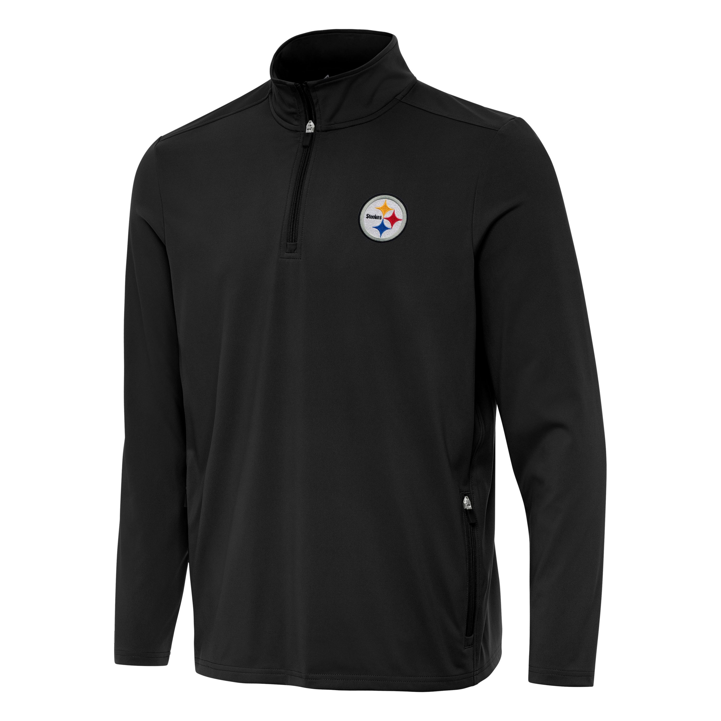 Antigua NFL Pittsburgh Steelers Mens Perilous 1/4 Zip Pullover