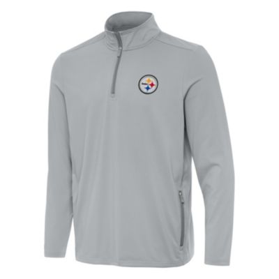 Antigua NFL Pittsburgh Steelers Men's Perilous 1/4 Zip Pullover, 3XL