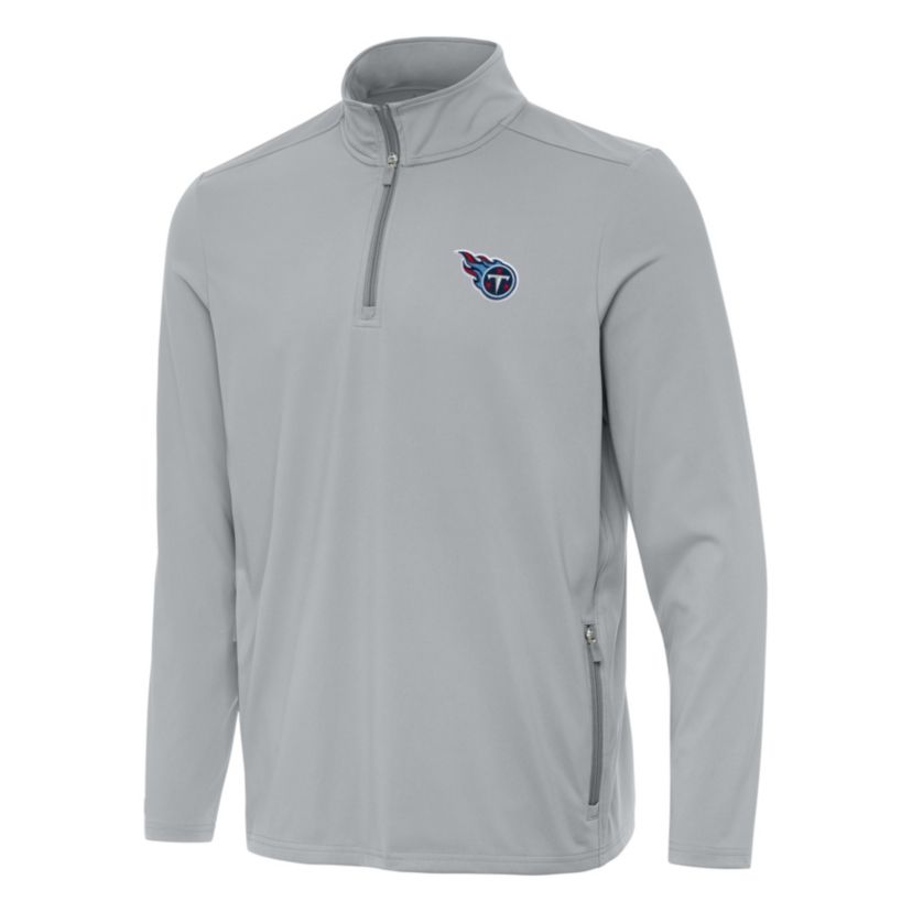 Antigua NFL Tennessee Titans Mens Perilous 1/4 Zip Pullover