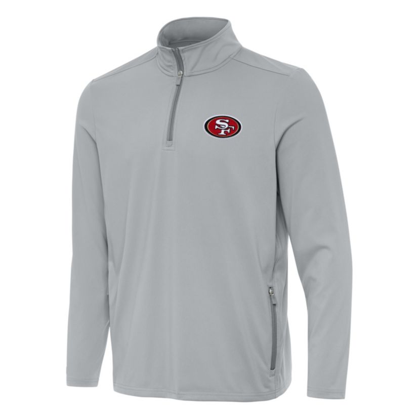 Antigua NFL San Francisco 49ers Mens Perilous 1/4 Zip Pullover