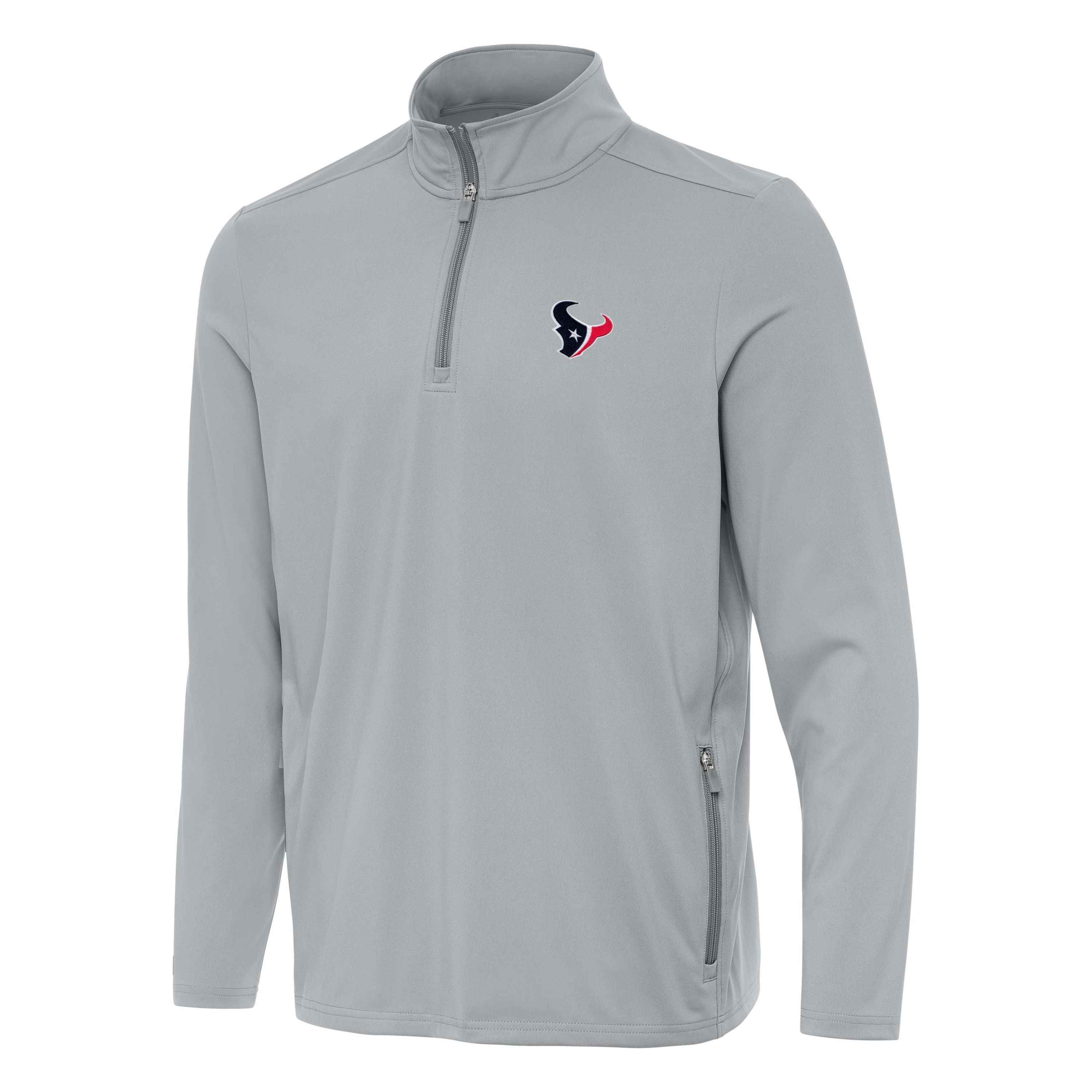 Antigua NFL Houston Texans Mens Perilous 1/4 Zip Pullover