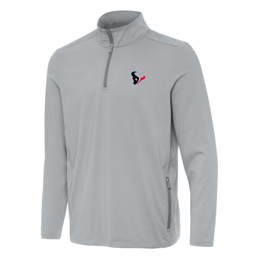 Antigua NFL Houston Texans Mens Perilous 1/4 Zip Pullover